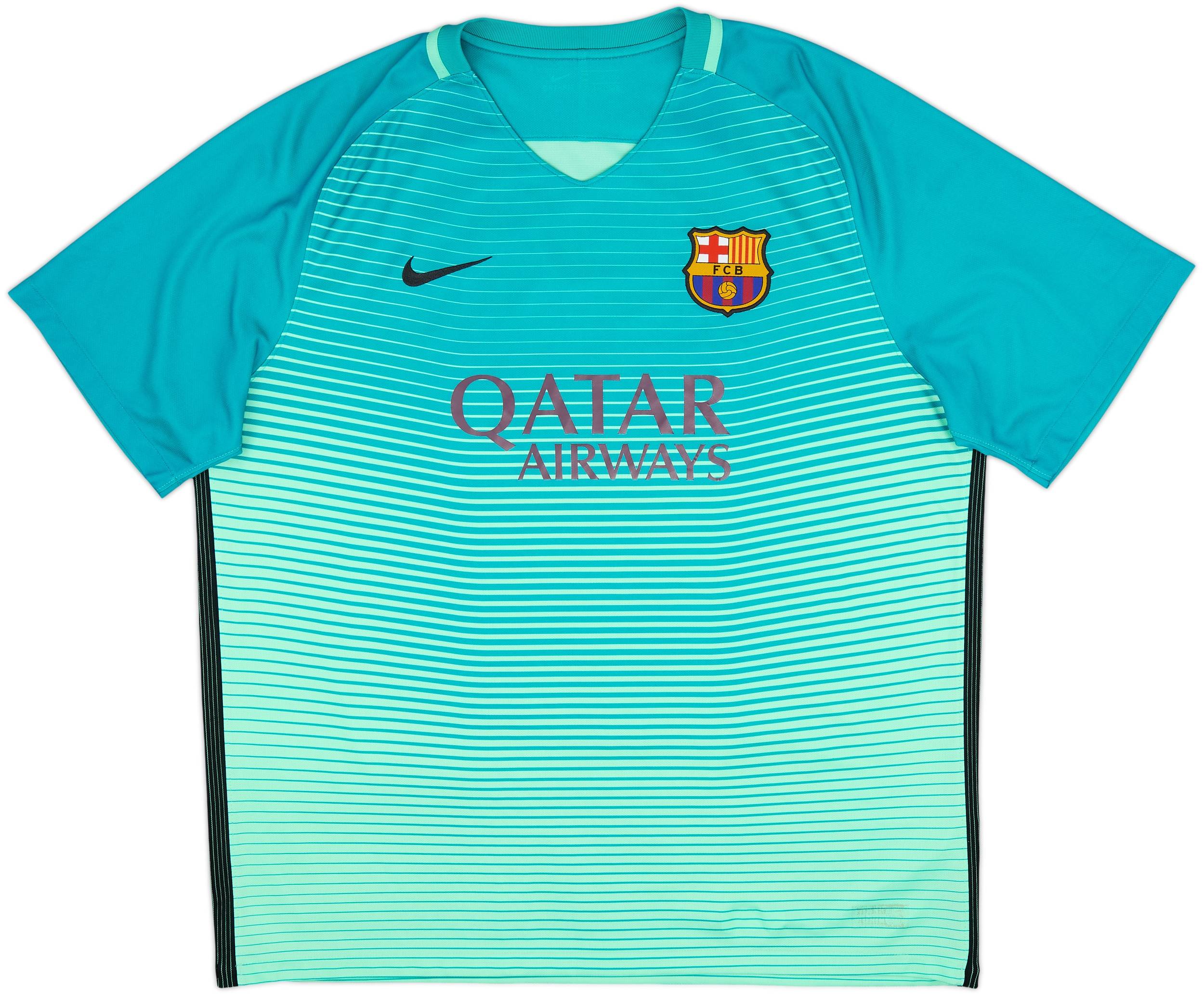 2016-17 Barcelona Third Shirt Messi #10 - 6/10 - (XXL)