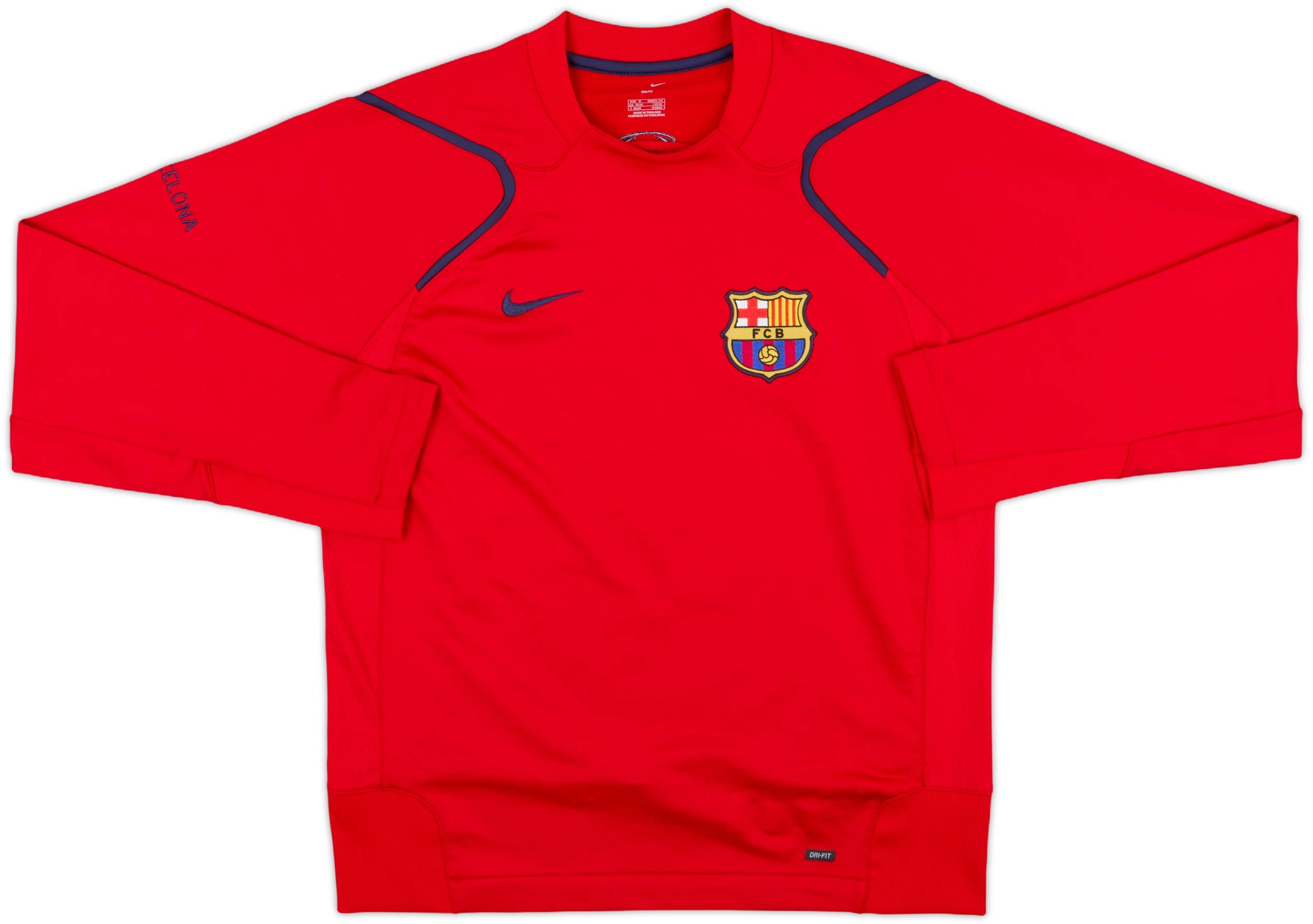 2006-07 Barcelona Nike Sweat Top - 8/10 - (M)