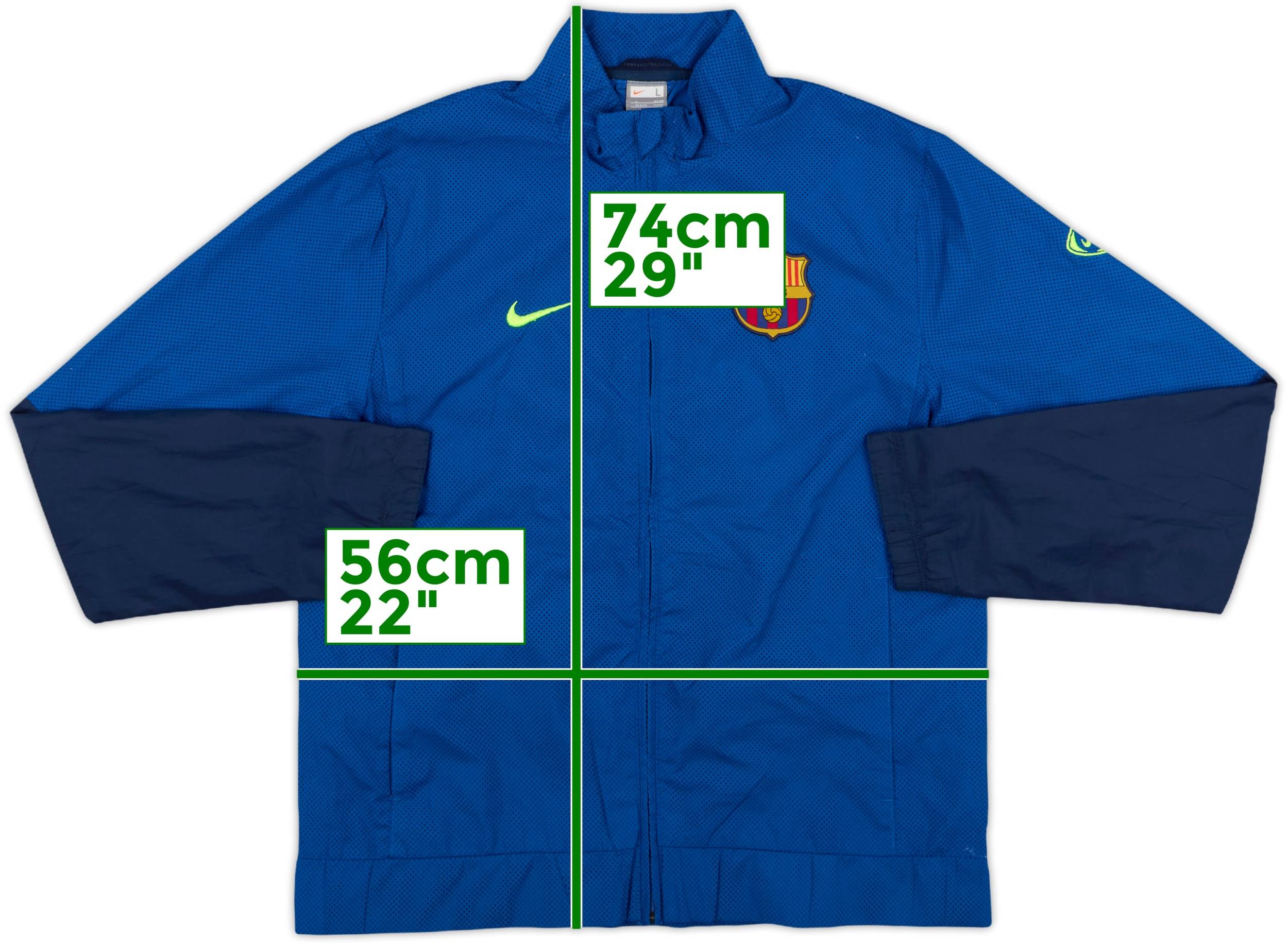 2009-10 Barcelona Nike Track Jacket 6/10 (L) - Main Image