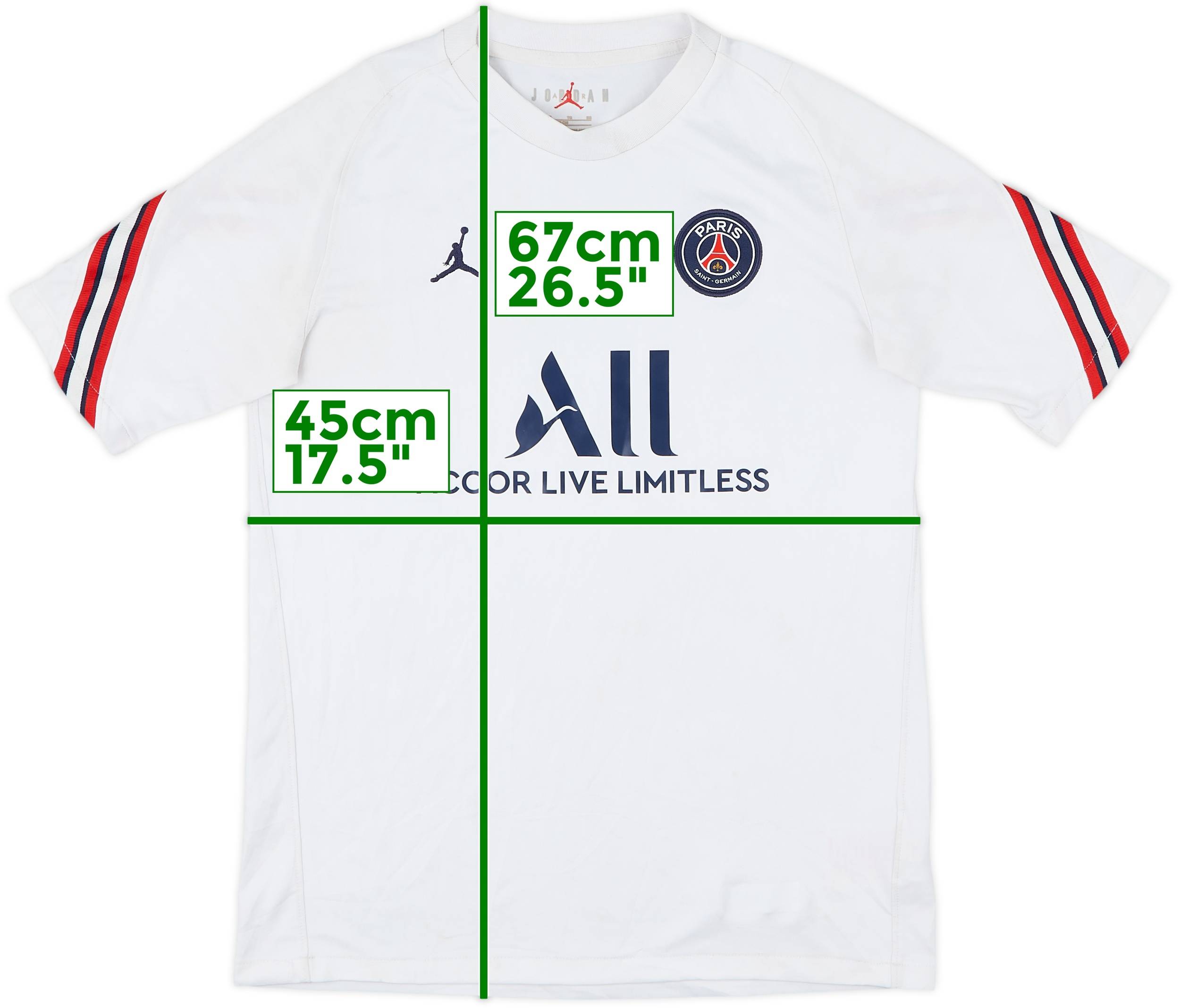 2021-22 Paris Saint-Germain Nike Jordan Training Shirt - 6/10
