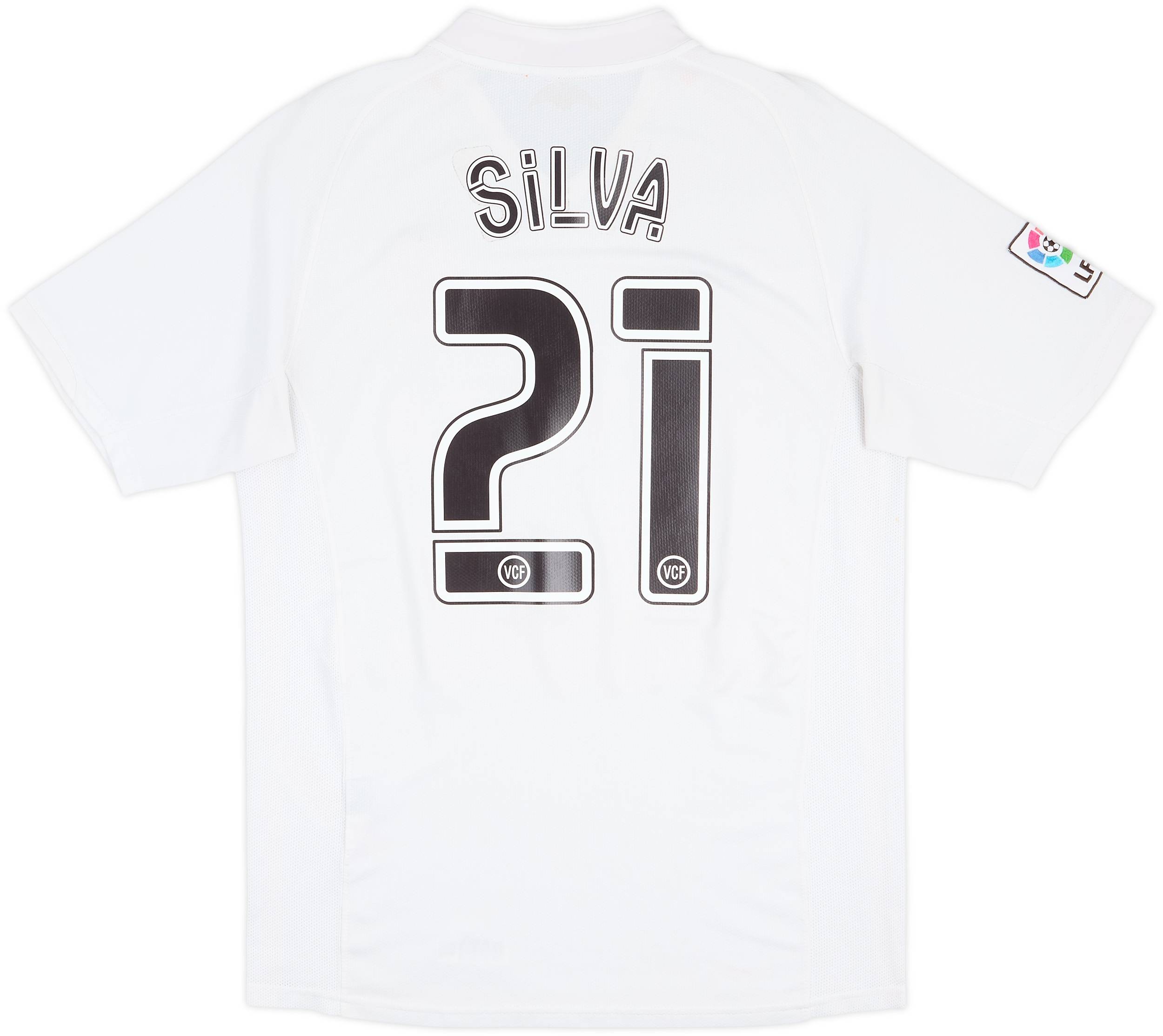 2006-07 Valencia Home Shirt Silva #21 - 5/10 - (M)