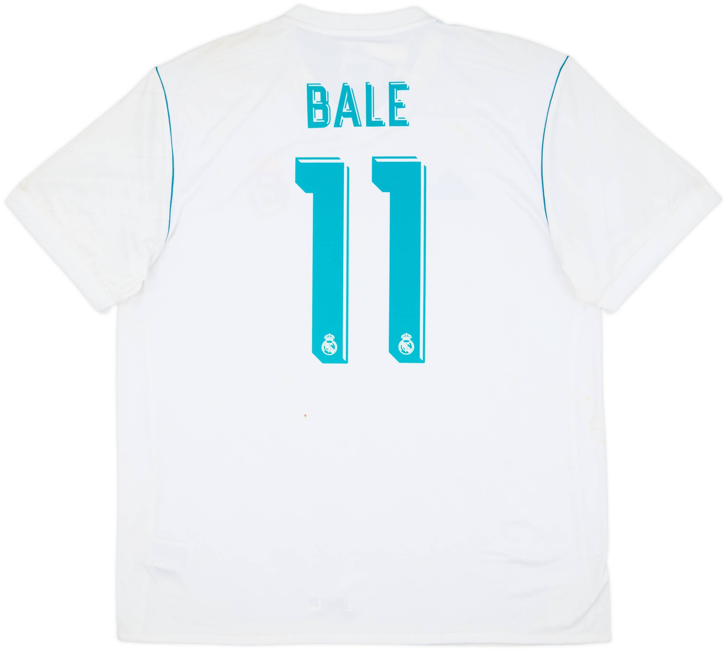 2017-18 Real Madrid Home Shirt Bale #11 (XL)