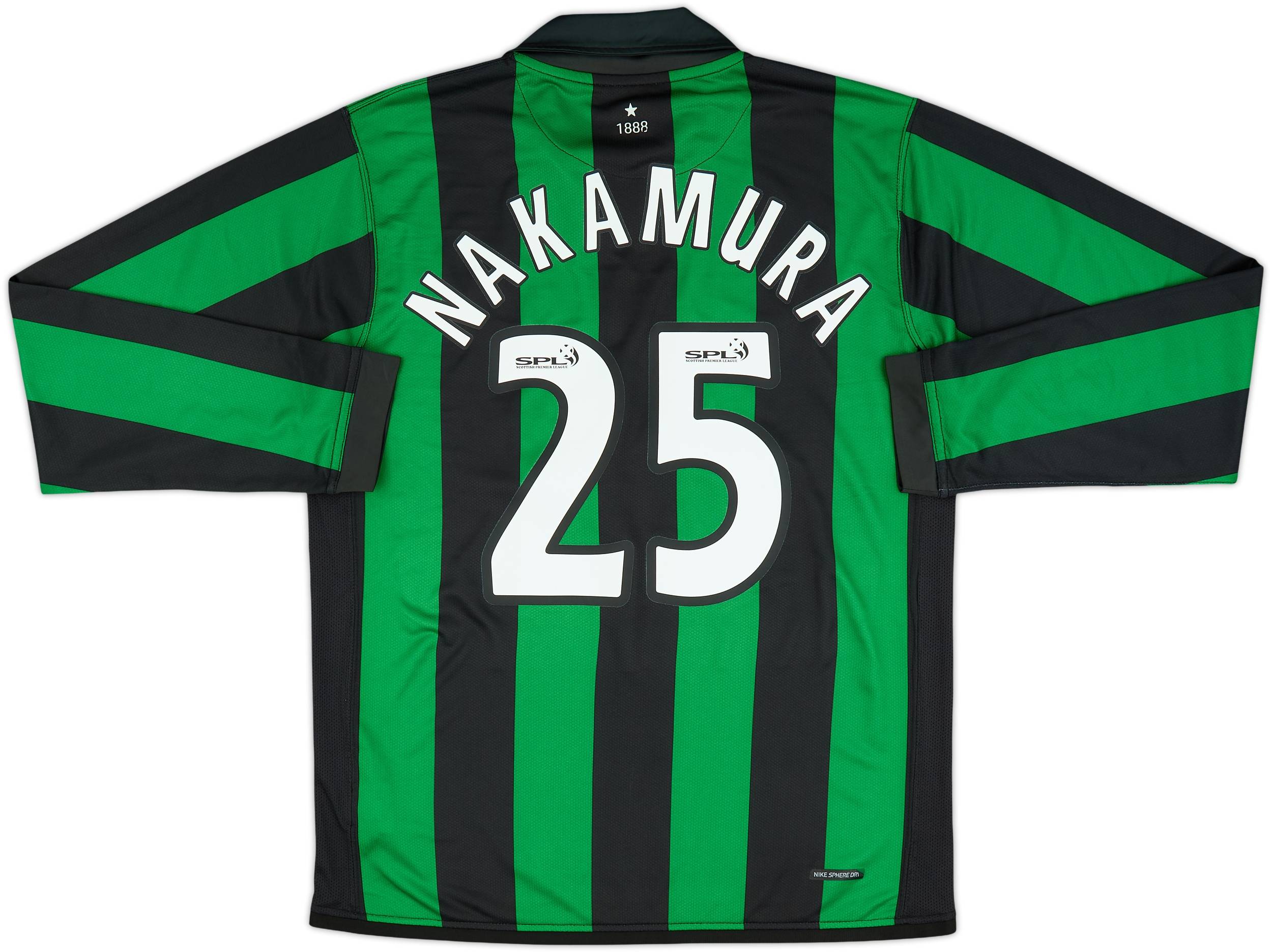 2006-08 Celtic Away L/S Shirt Nakamura #25 - 5/10 - (M)