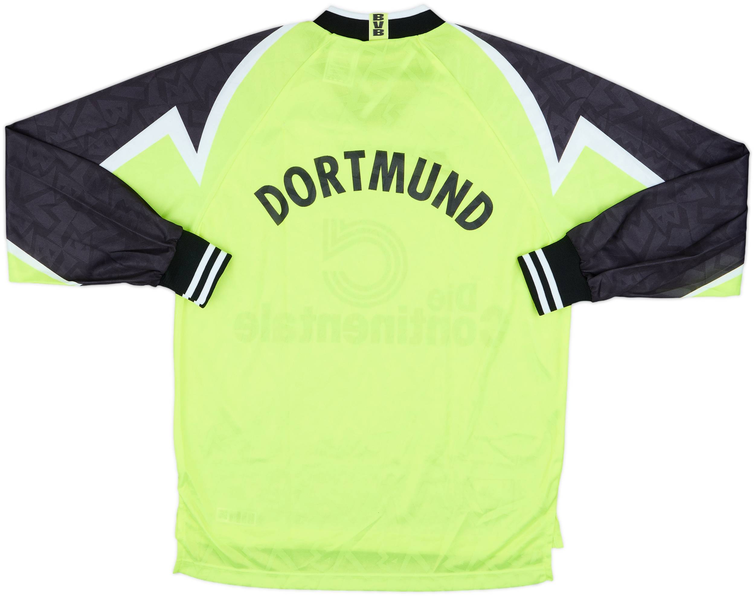 1995-96 Borussia Dortmund Home L/S Shirt - 8/10 - (M)