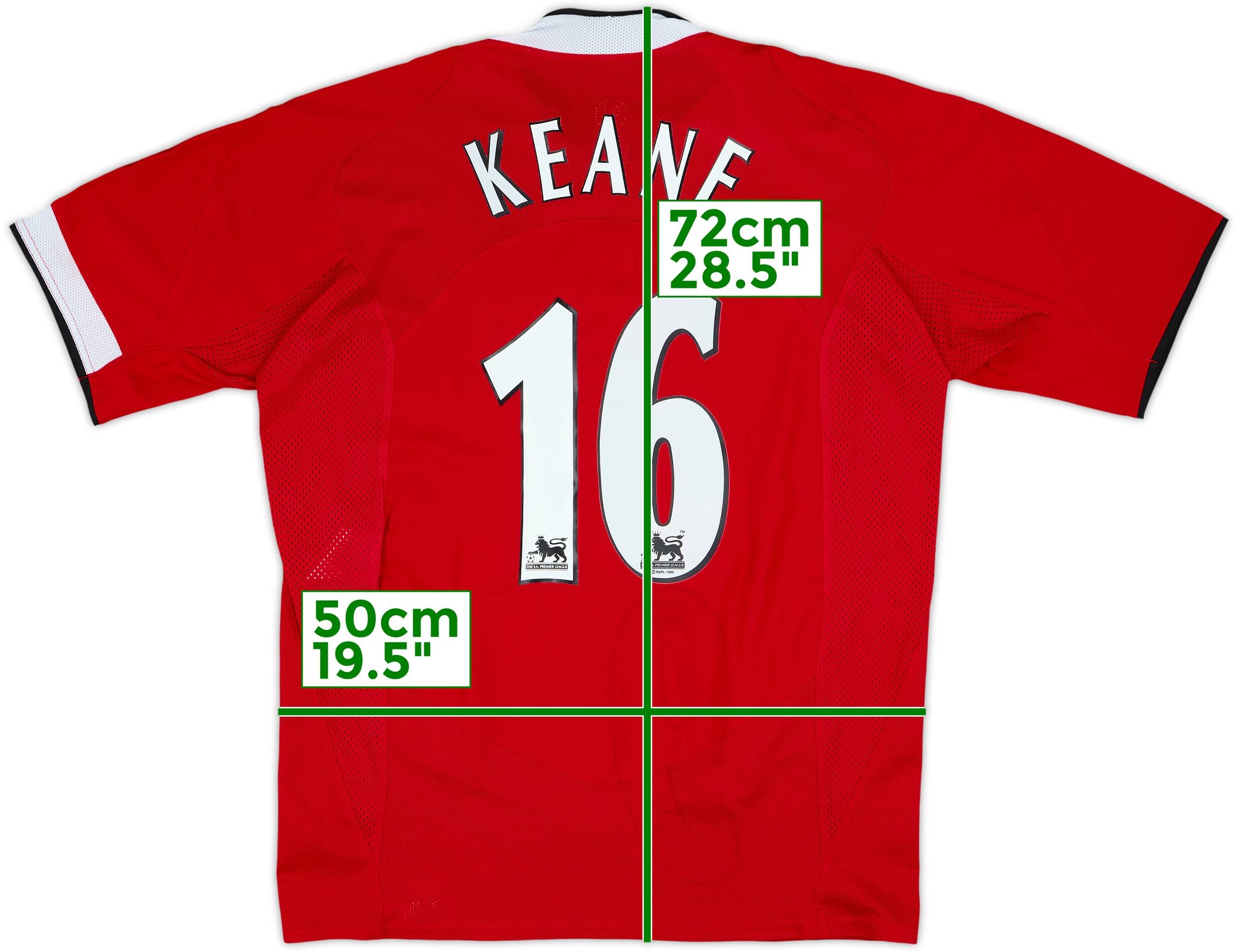 2004-06 Manchester United Home Shirt Keane #16 - 6/10 - (M)