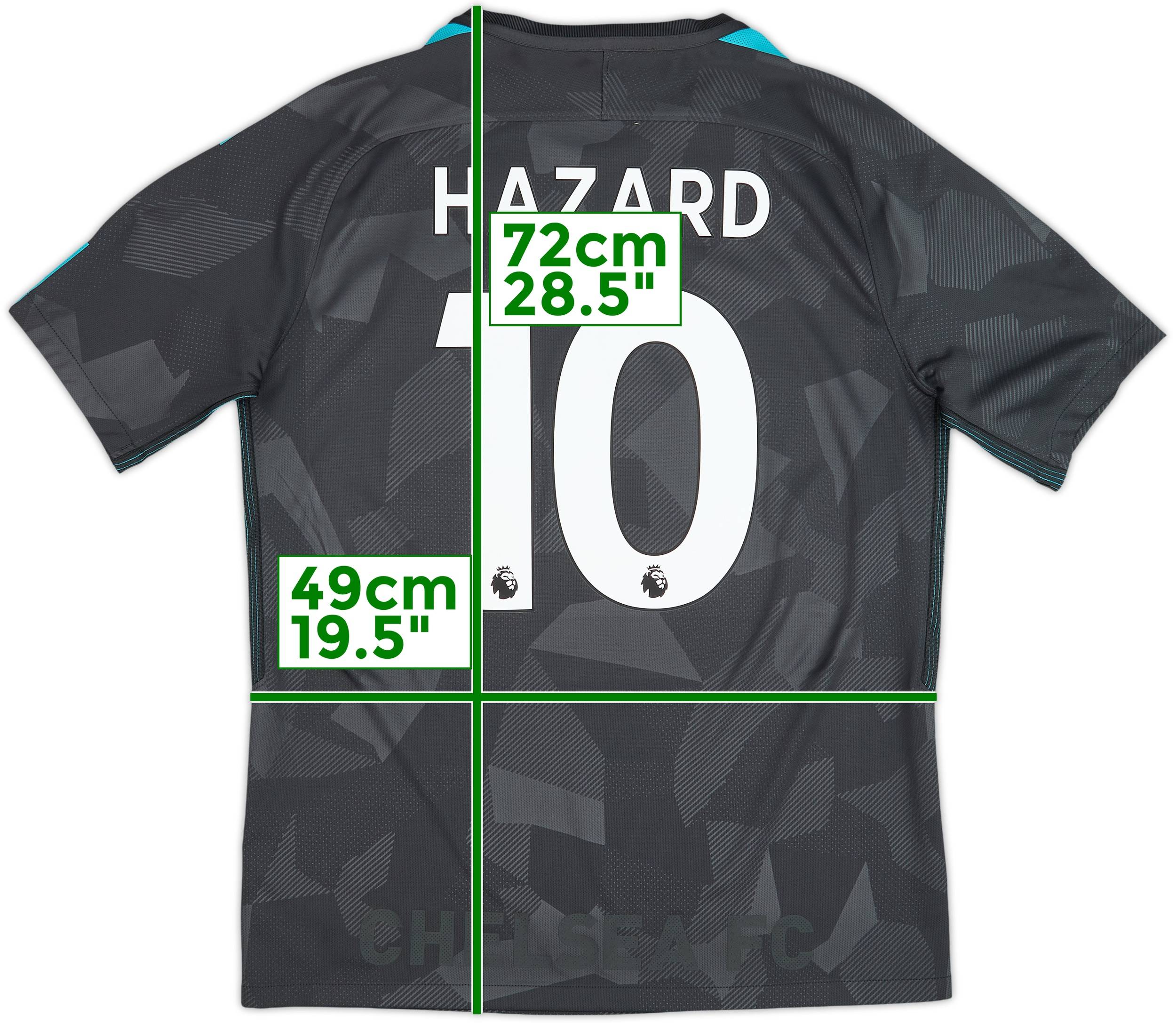 2017-18 Chelsea Third Shirt Hazard #10 - 9/10 - (M)