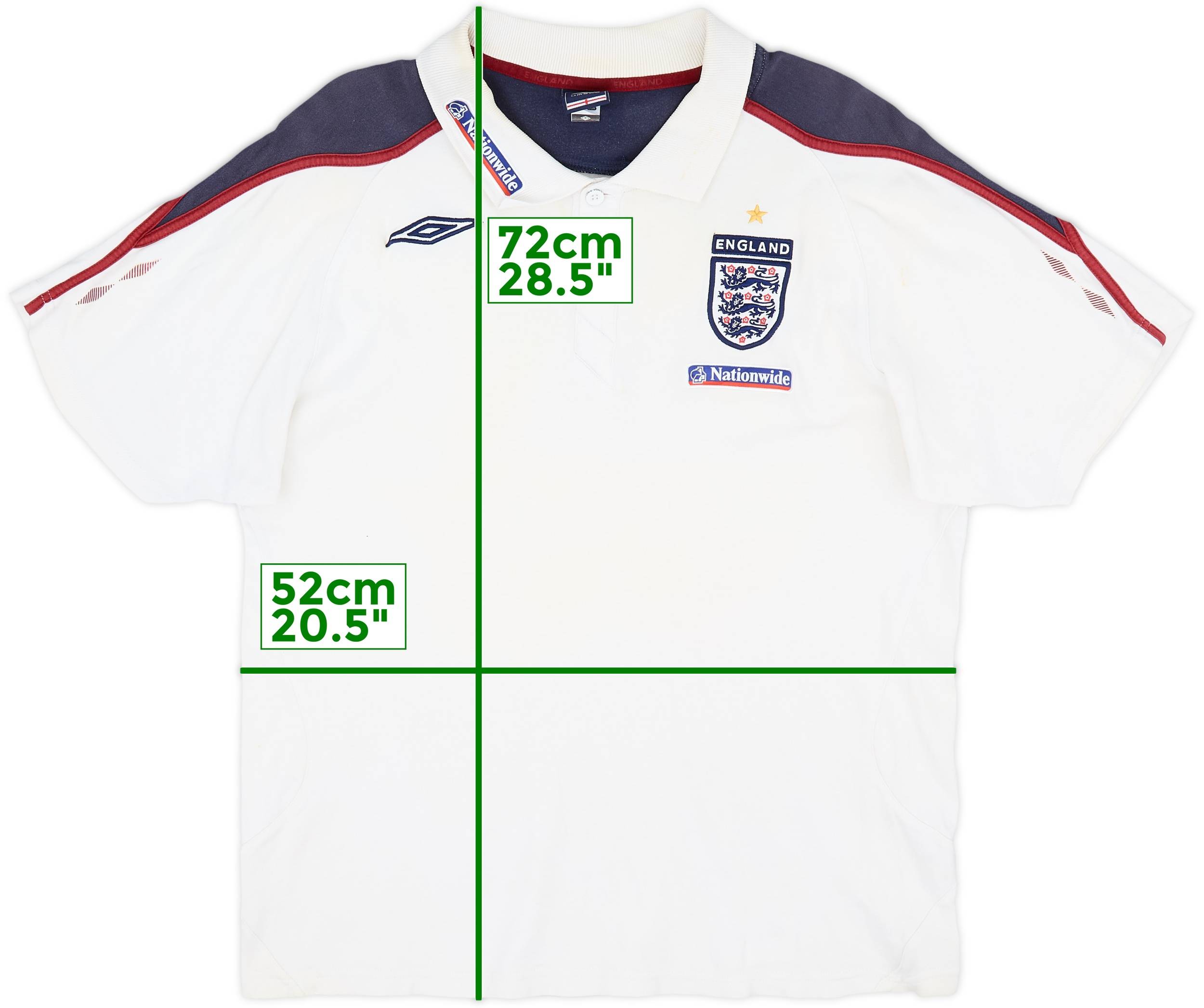 2007-09 England Umbro Polo Shirt - 6/10 - (L)