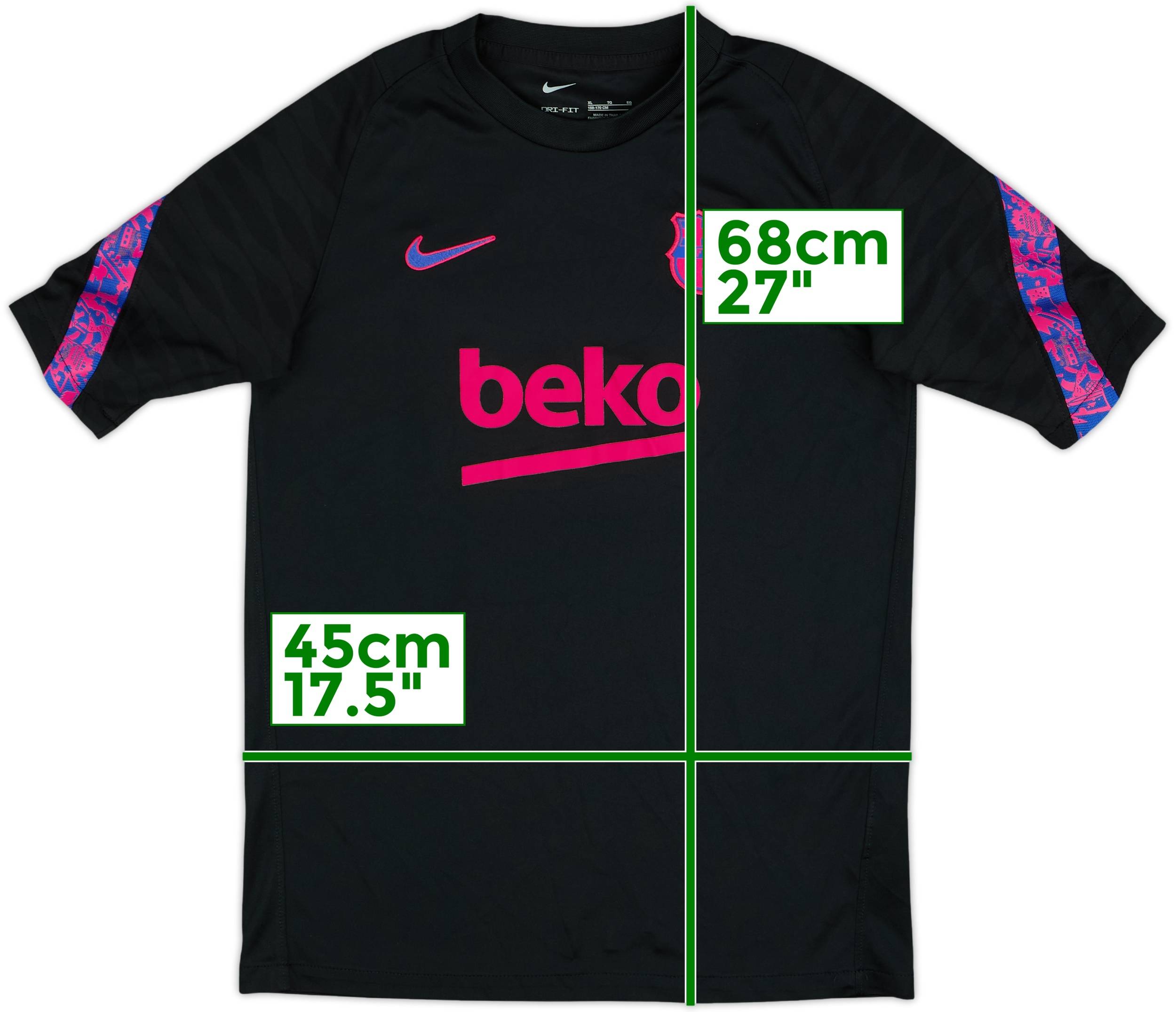 2021-22 Barcelona Nike Training Shirt - 9/10 - (XL.Boys)