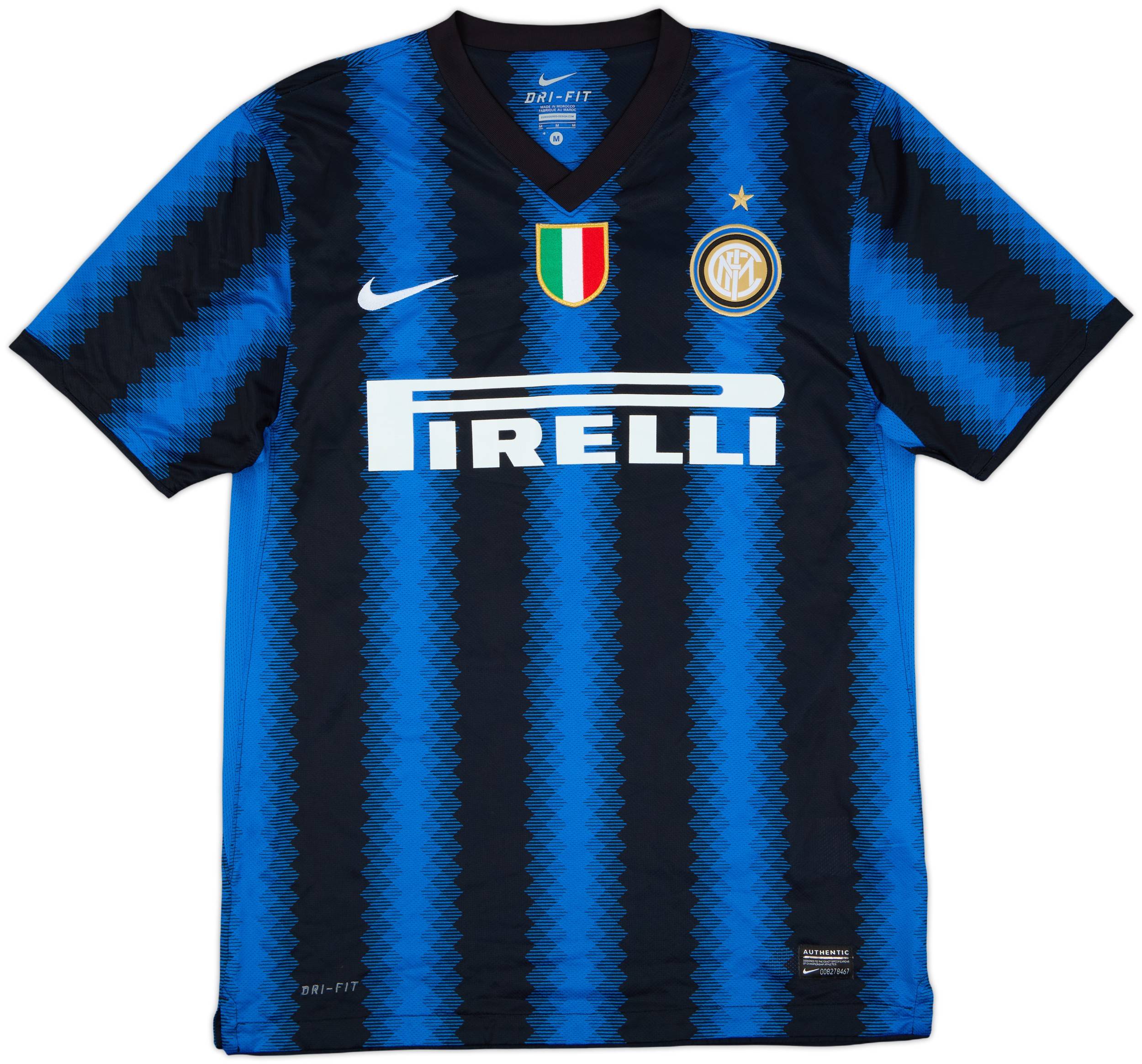 2010-11 Inter Milan Home Shirt Sneijder #10 - 10/10 - (M)