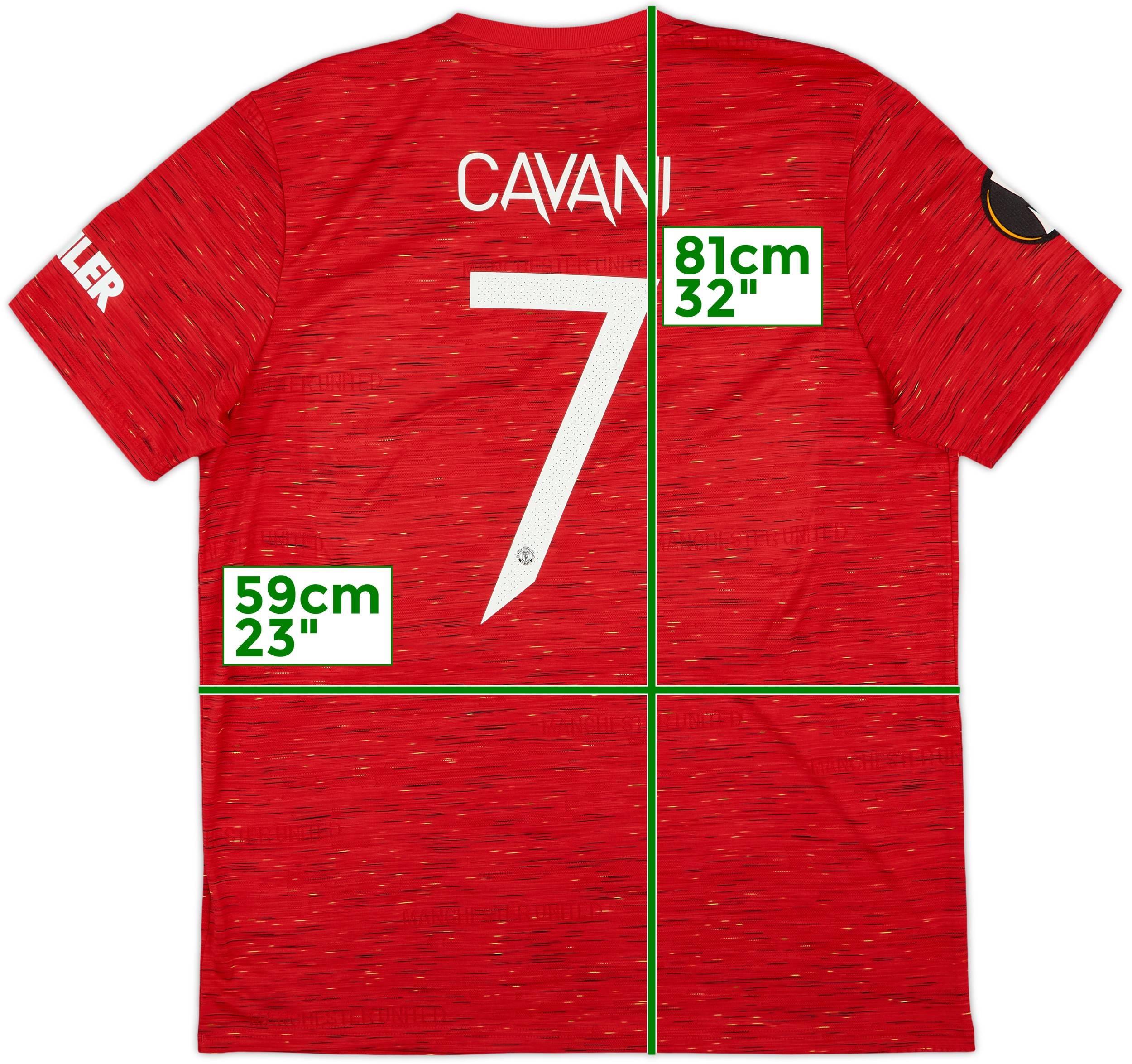 2020-21 Manchester United Home Shirt Cavani #7 (XL)