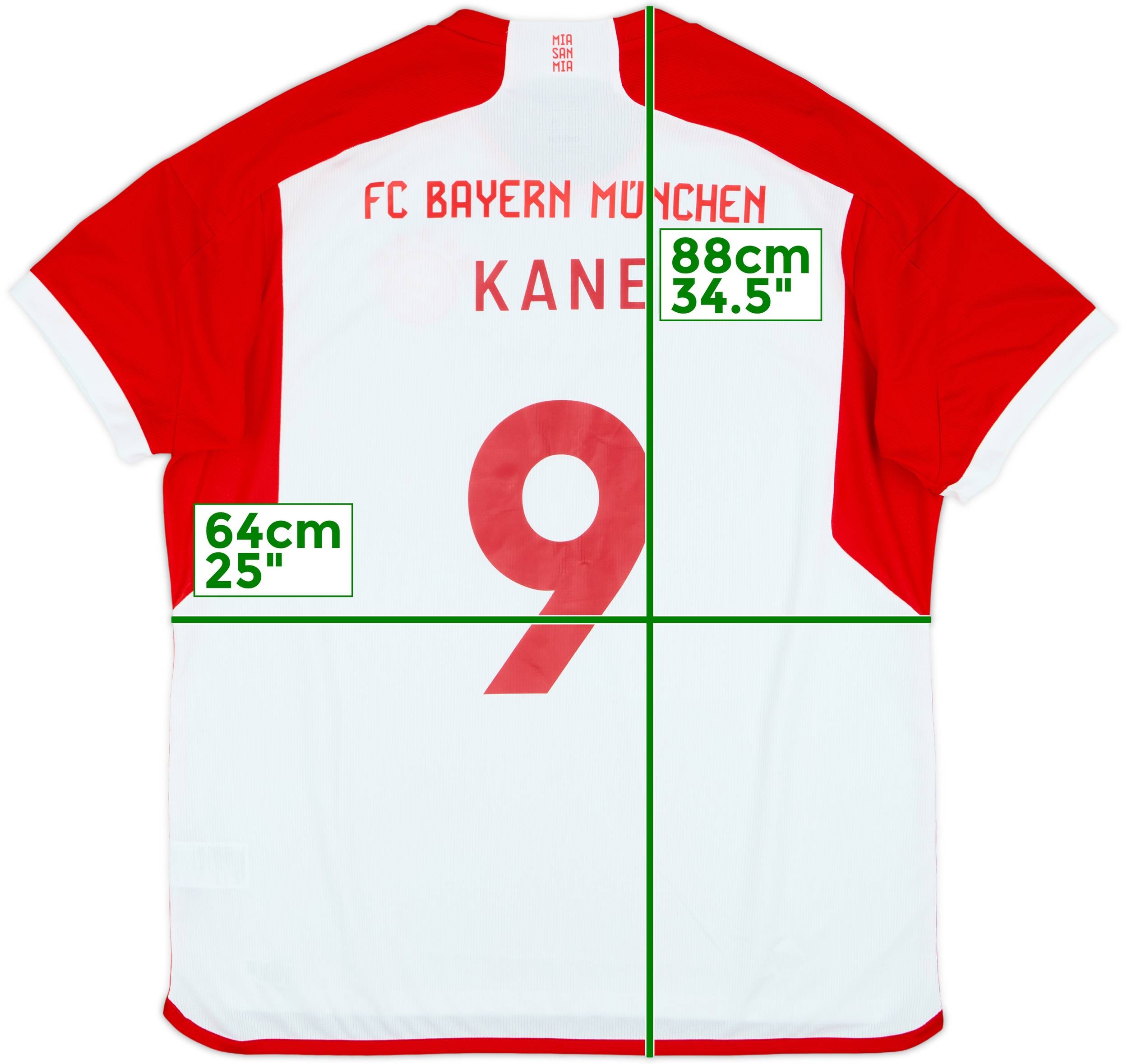 2023-24 Bayern Munich Home Shirt Kane #9 - 9/10 - (XXL)