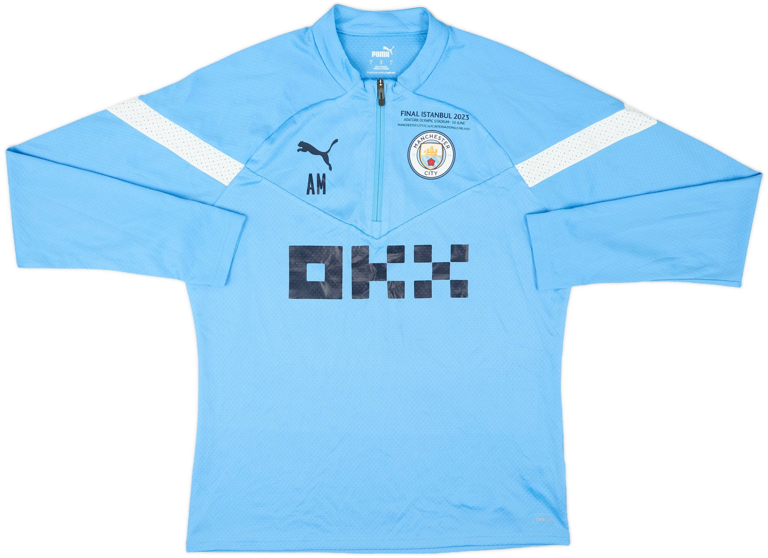 2022-23 Manchester City Staff Issue 'Istanbul 2023' Puma 1/4 Zip