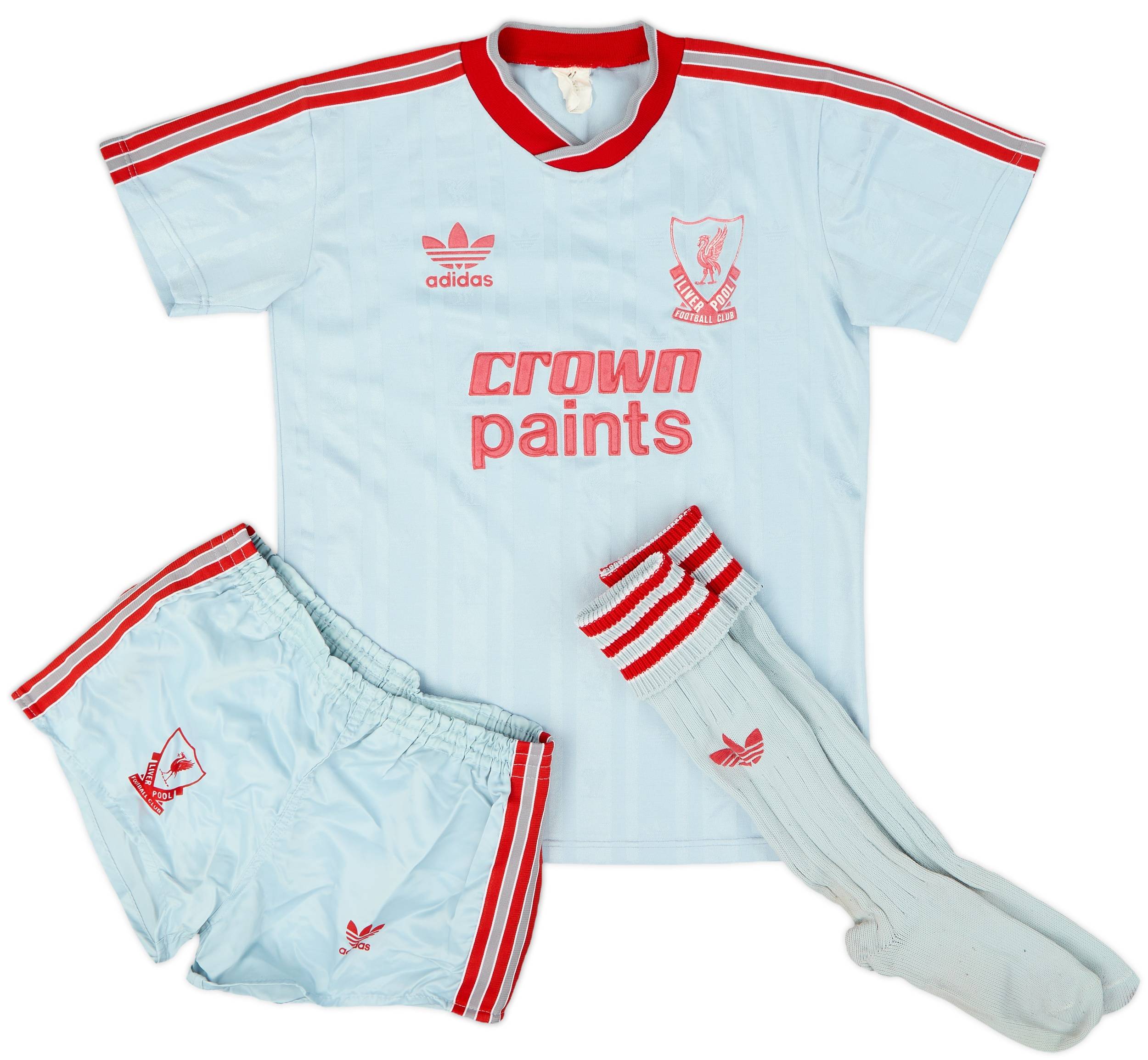 1987-88 Liverpool Away Full Kit 7/10 (S)