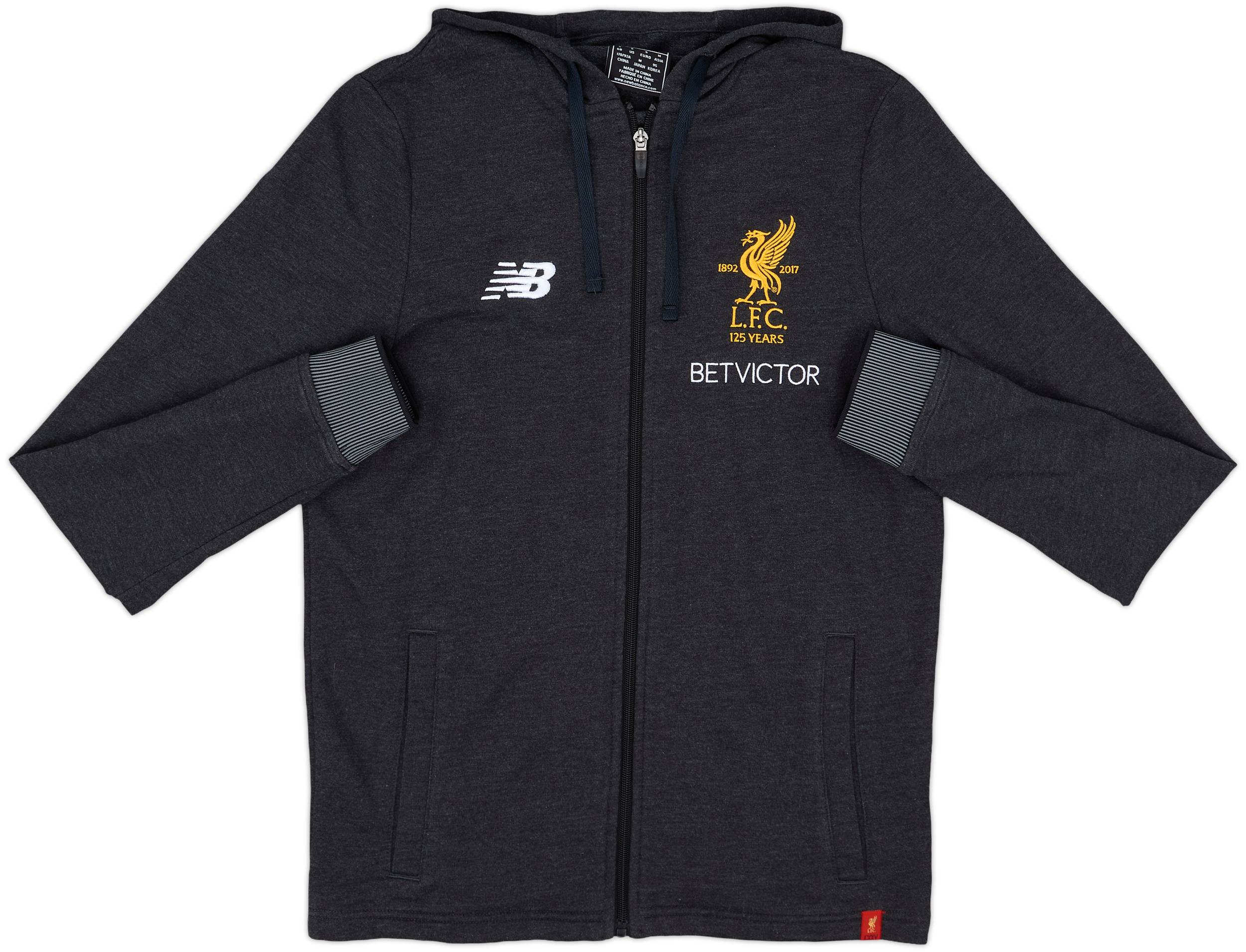 2017-18 Liverpool New Balance Hooded Track Jacket 9/10 (S)