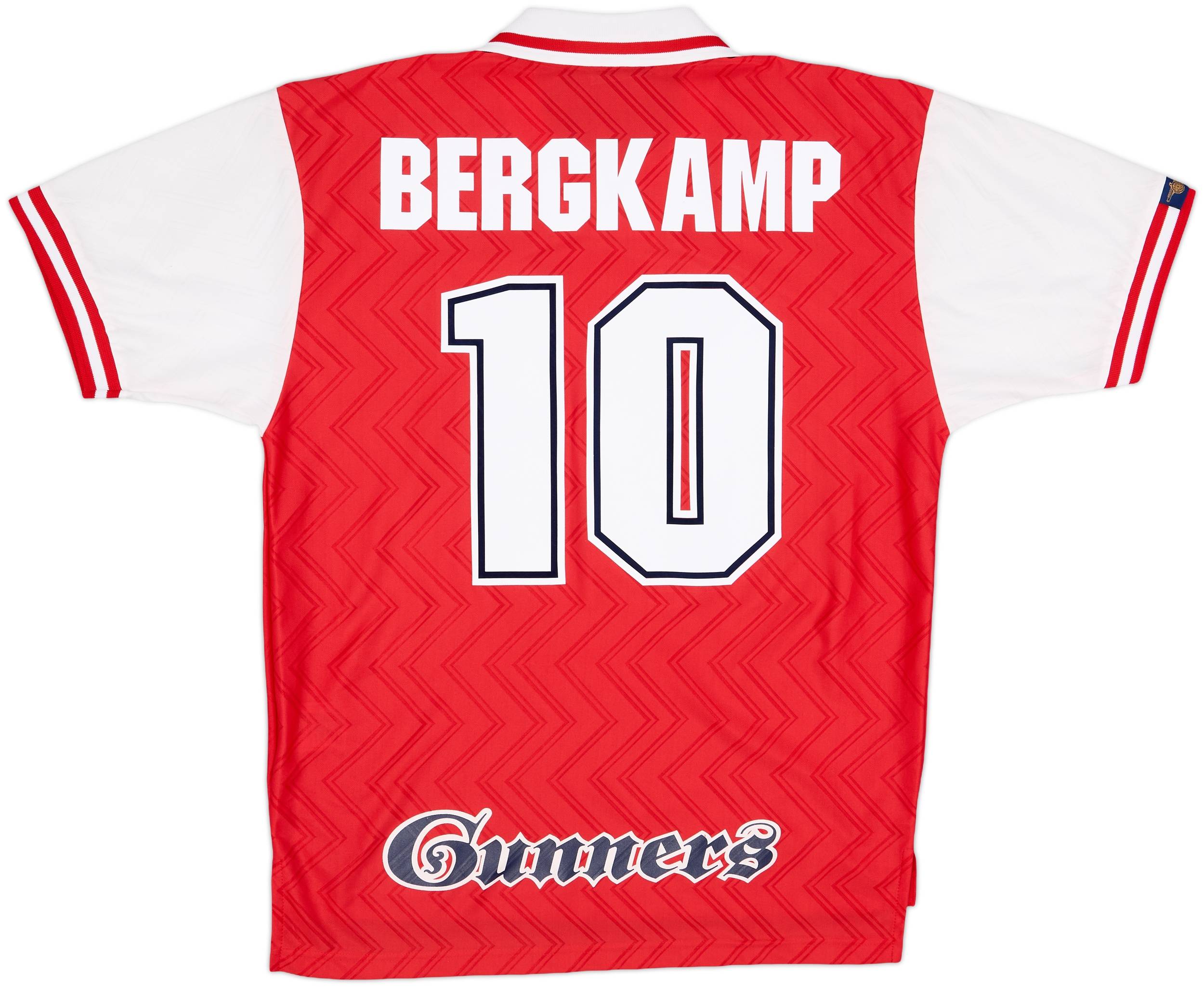 1996-98 Arsenal Home Shirt Bergkamp #10 - 8/10 - (L)