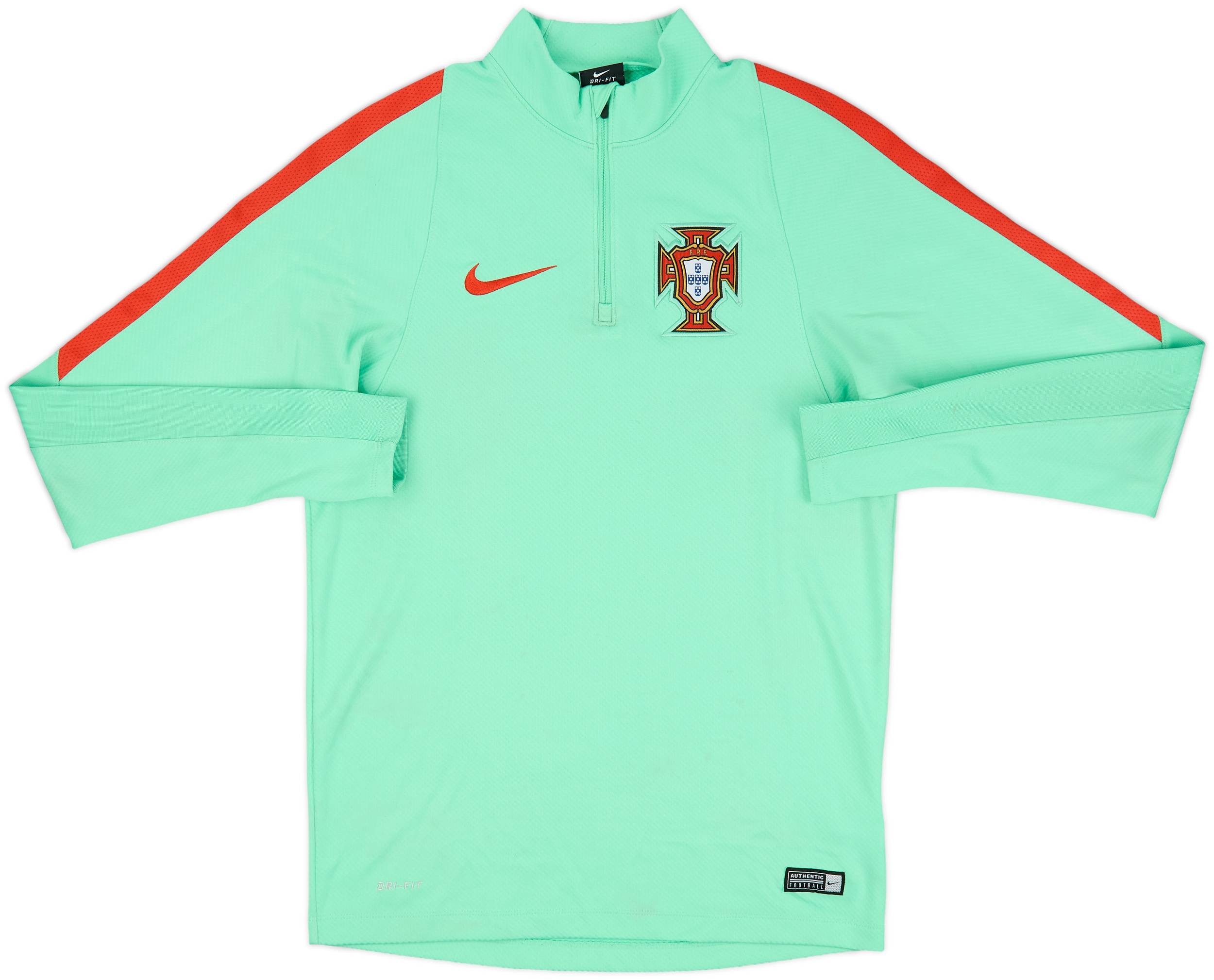 2016-17 Portugal Nike 1/4 Zip Drill Top 6/10 (S)