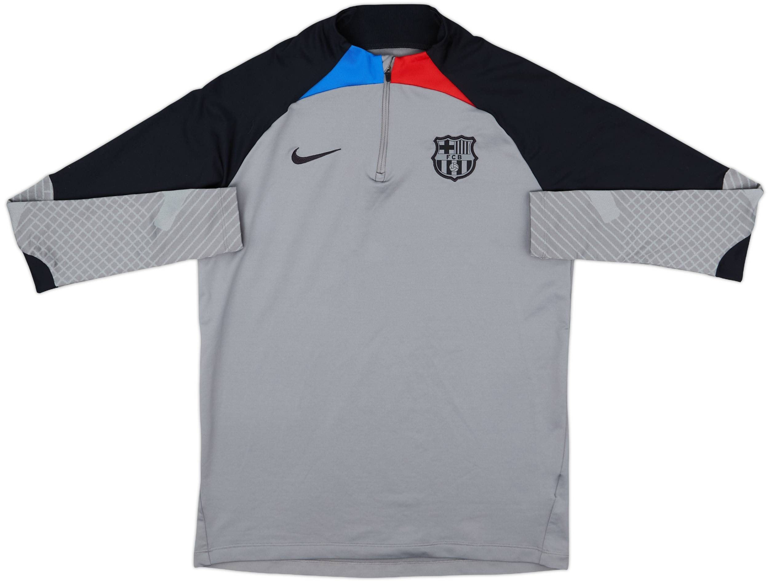 2021-22 Barcelona Nike 1/4 Zip Drill Top 7/10 (M)