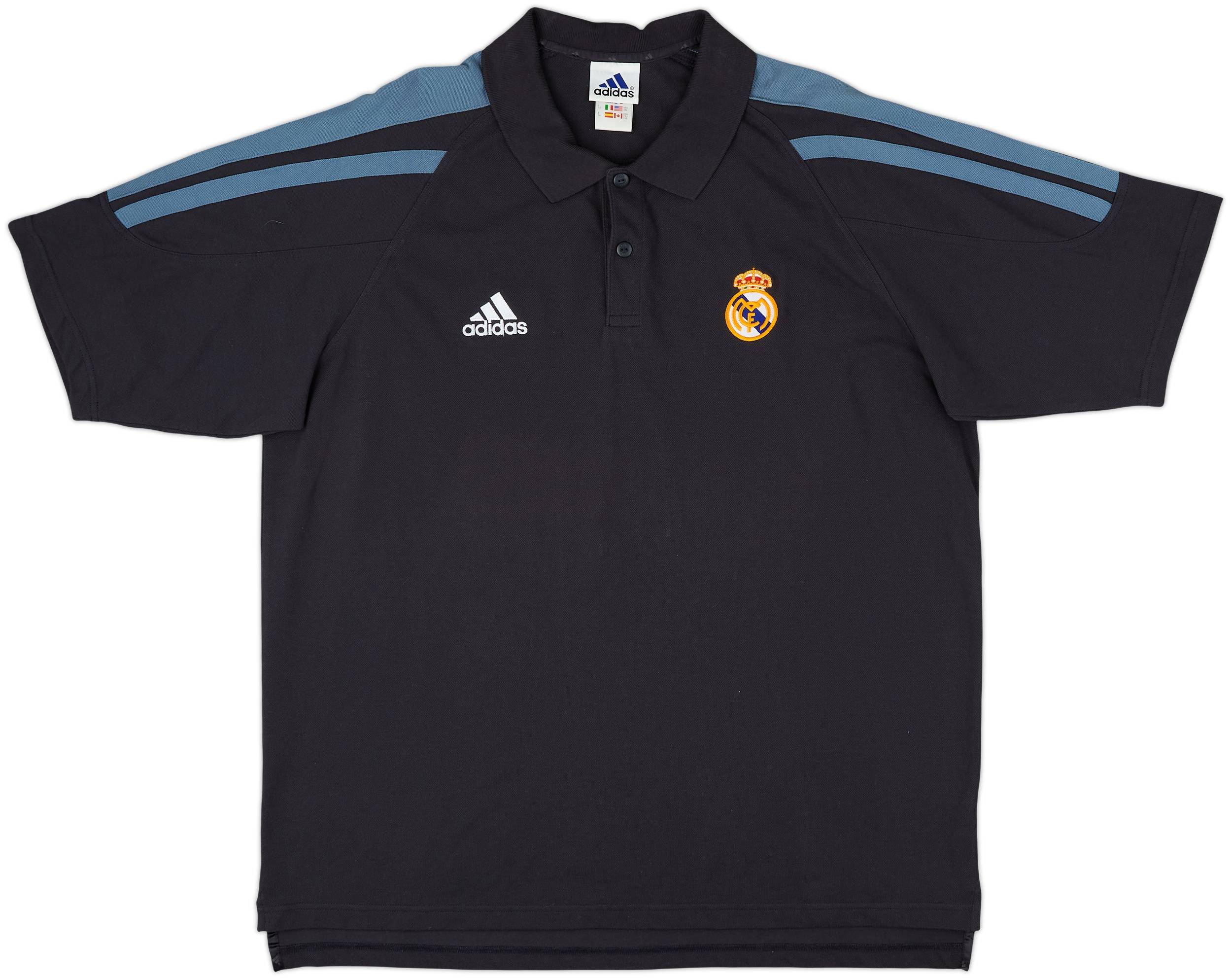 2001-02・adidas Real Madrid ユニホーム 2001-02 Real Madrid adidas Polo Shirt - 8/10 - (XXL)