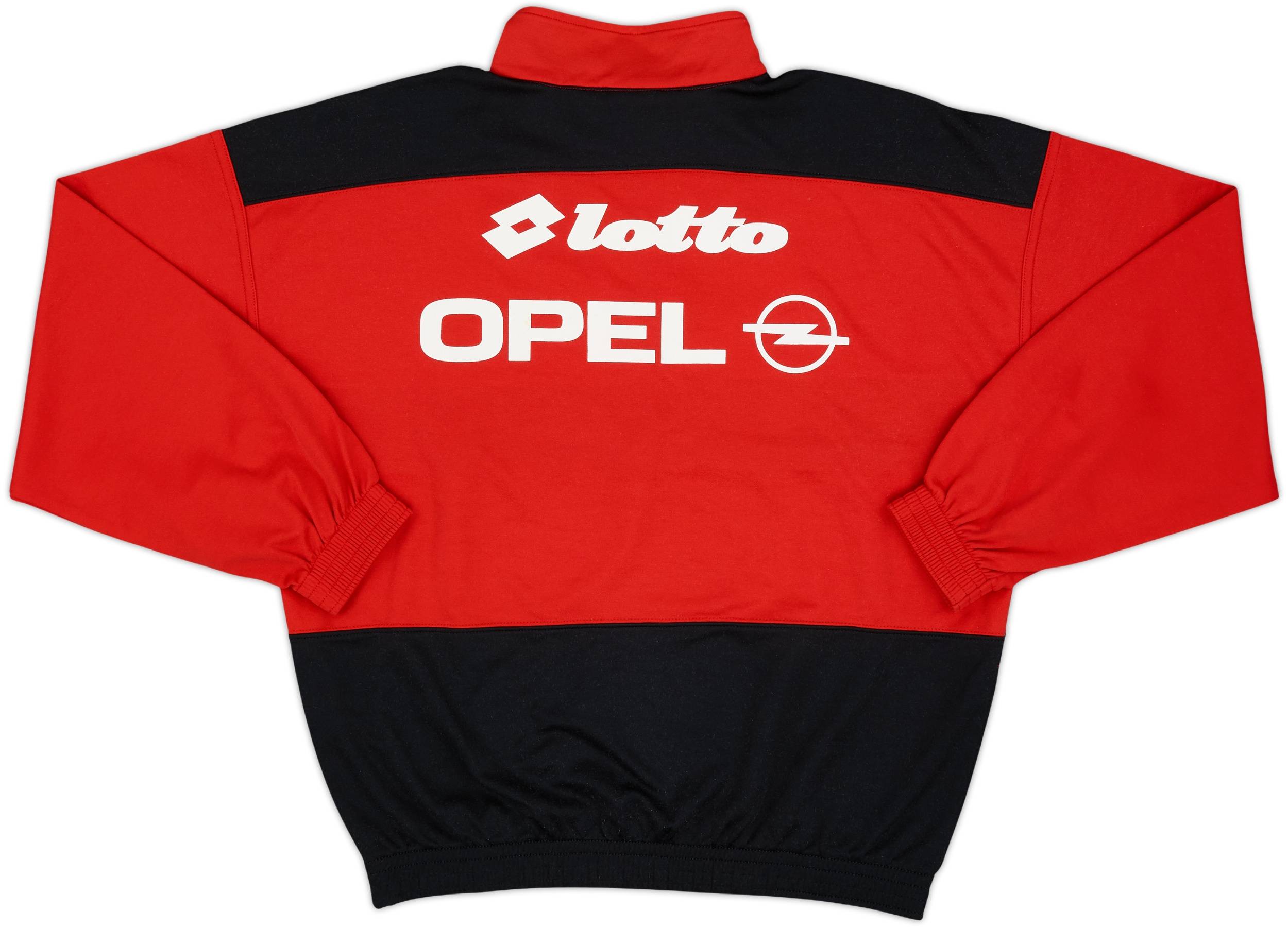1994-95 AC Milan Lotto 1/4 Zip Drill Top - 9/10 - (M)