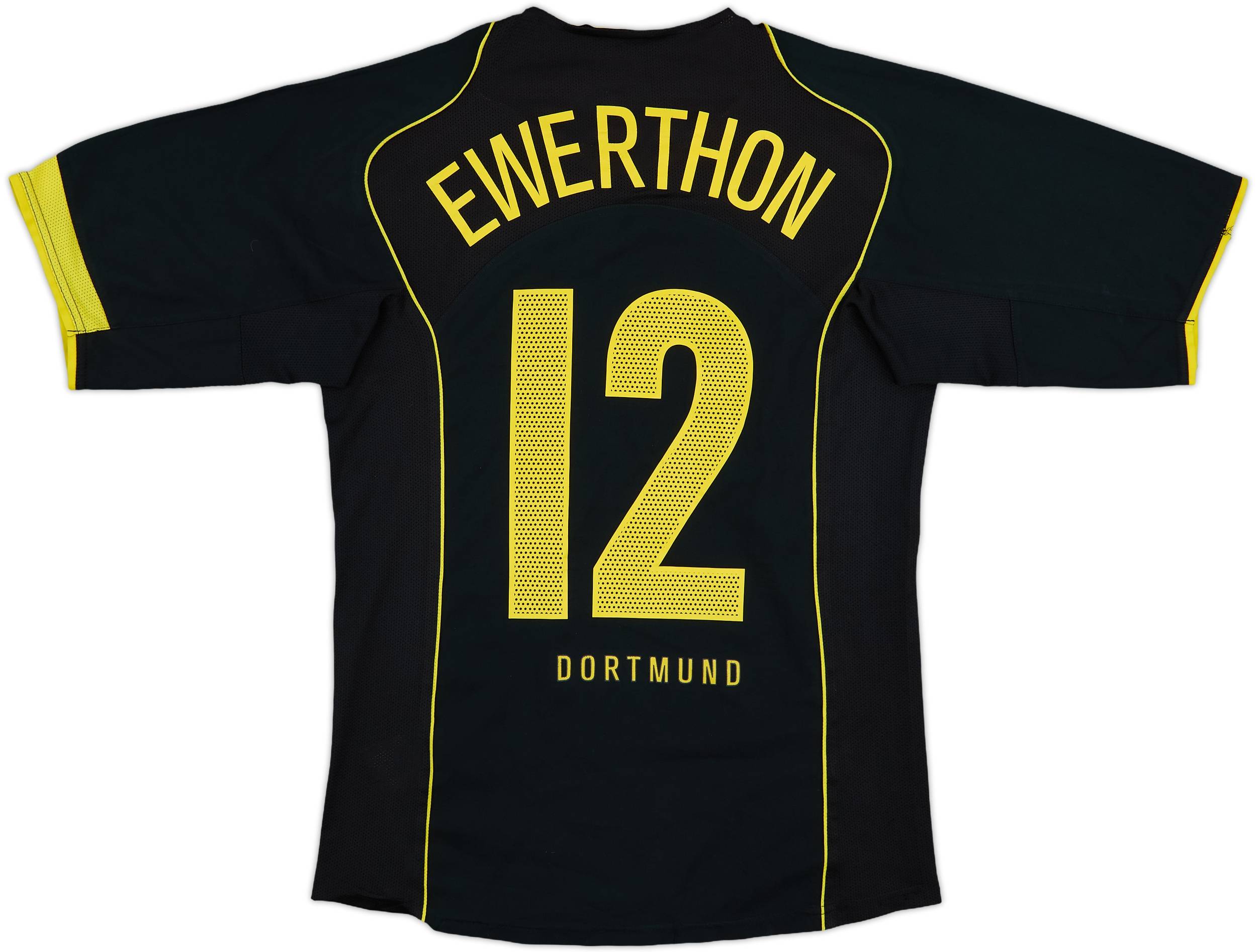 2004-05 Borussia Dortmund Away Shirt Ewerthon #12 - 7/10 - (XL.Boys)