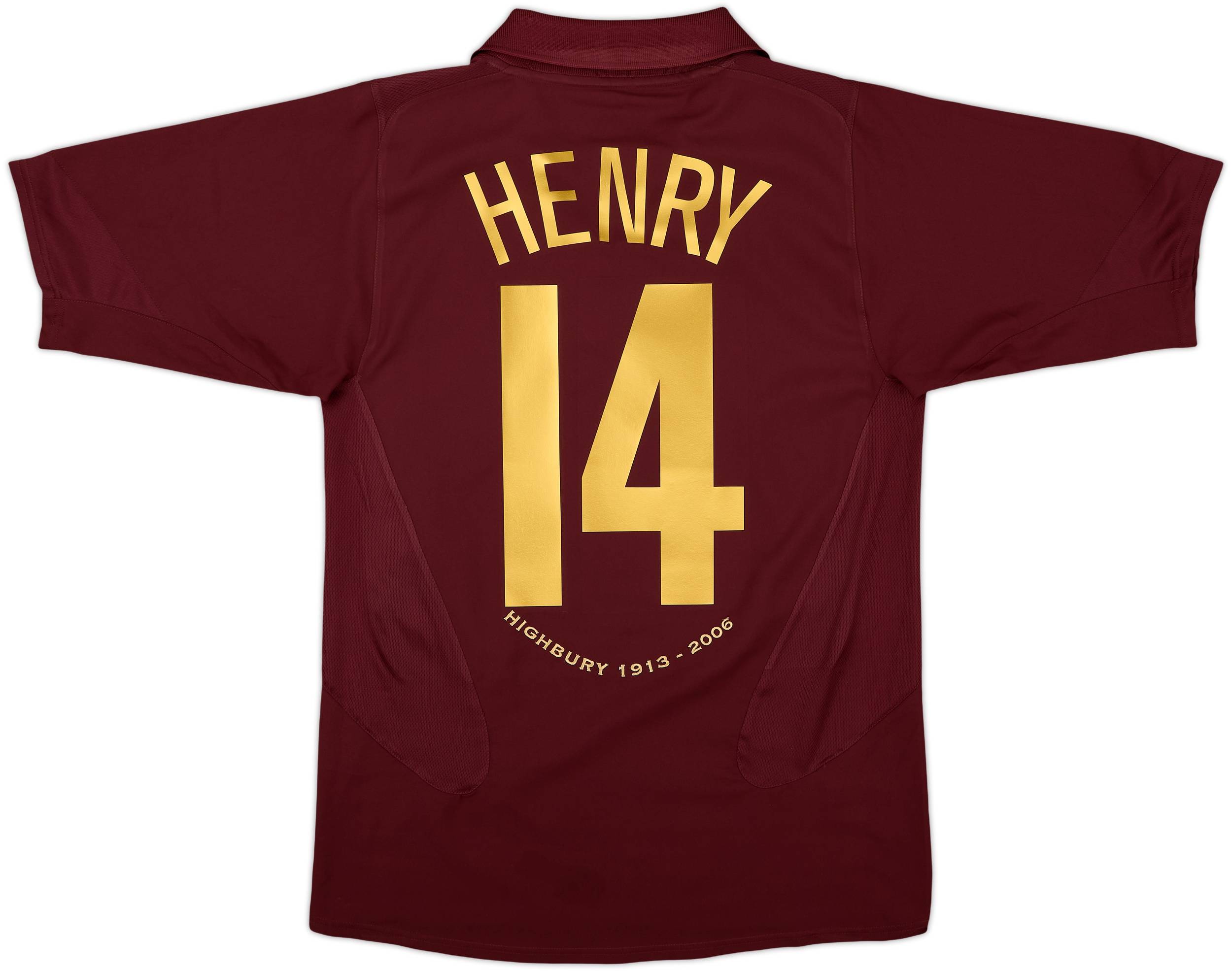 アーセナル 05-06 Arsenal 14番 アンリユニフォーム Mサイズ 2005-06 Arsenal Home Shirt Henry #14 - 7/10 - (S)
