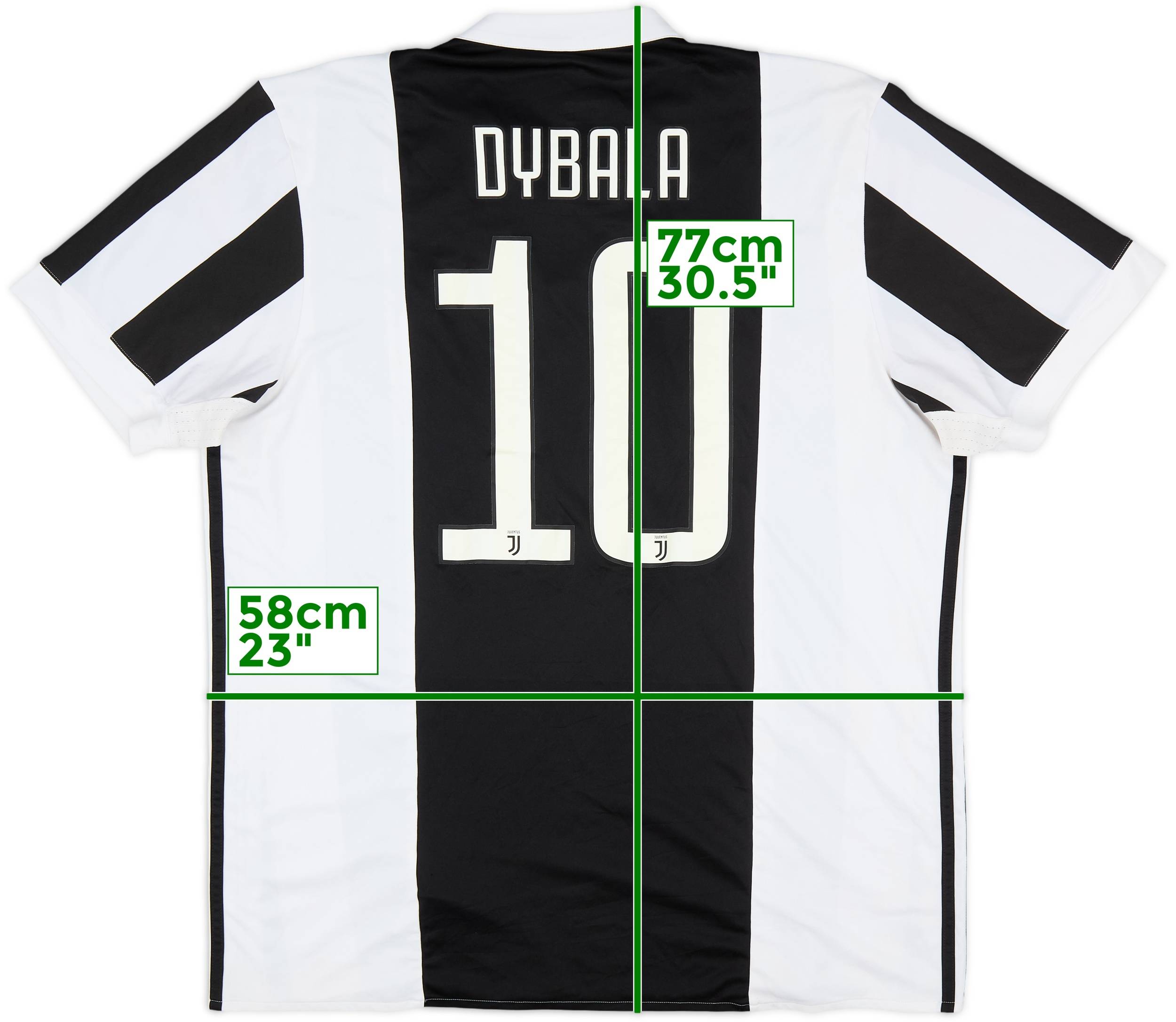2017-18 Juventus Home Shirt Dybala #10 - 7/10 - (XL.Boys)