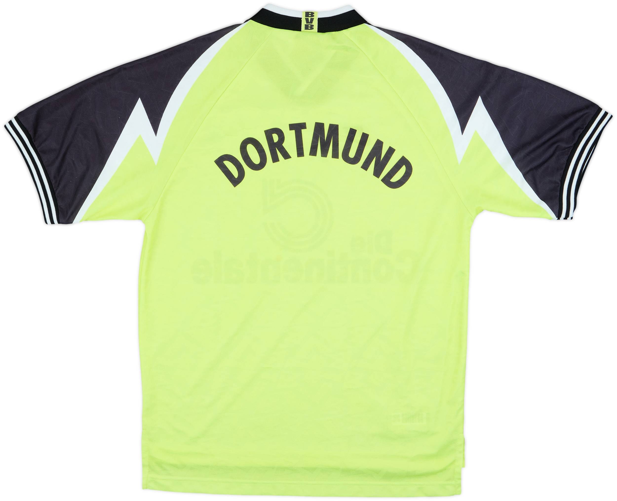 激レア！　Nike Borussia Dortmund  95 #4 BORUSSIA DORTMUND 1995 1996 HOME FOOTBALL SHIRT SOCCER JERSEY NIKE
