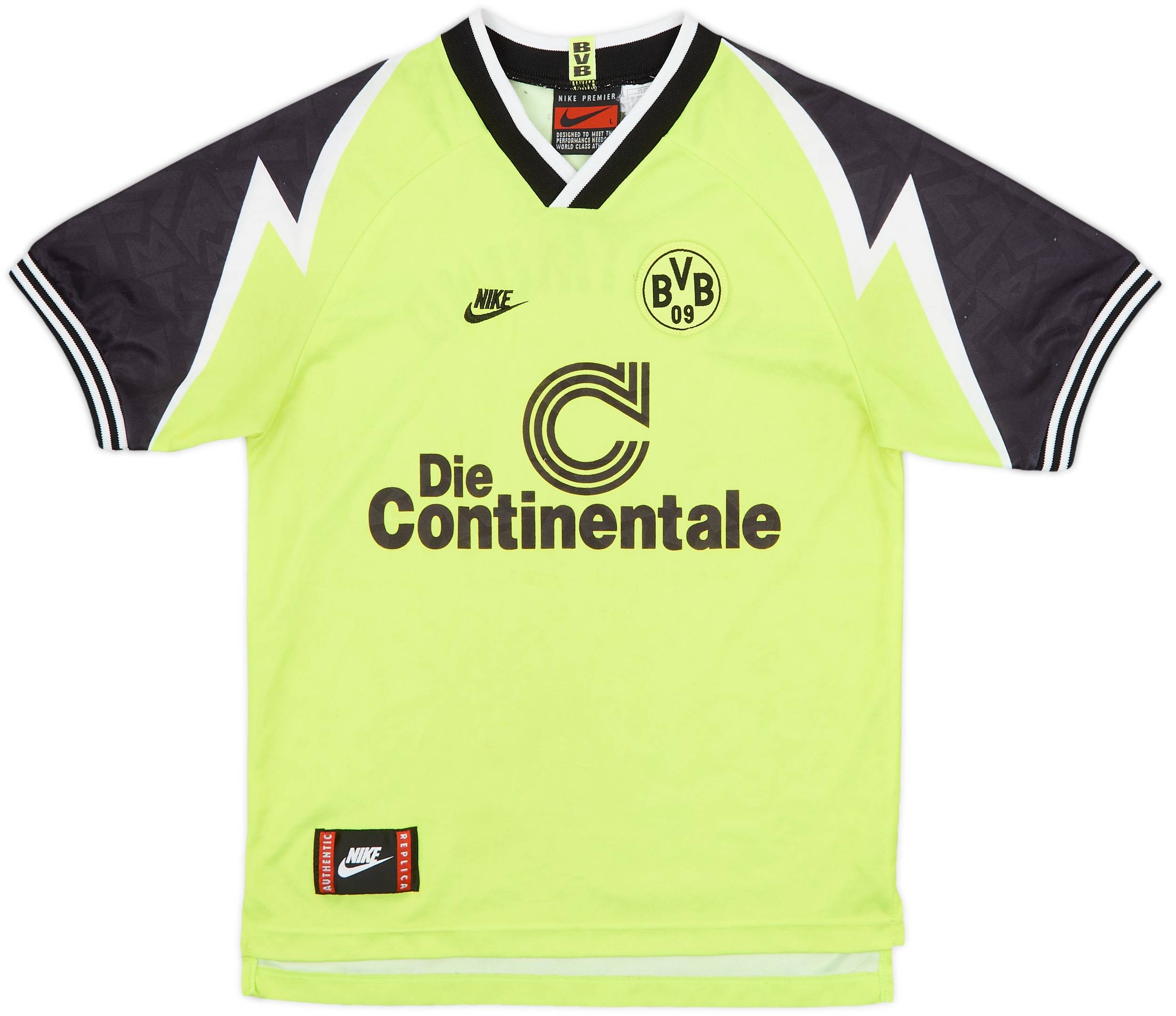 1995-96 Borussia Dortmund Home Shirt - 8/10 - (L.Boys)
