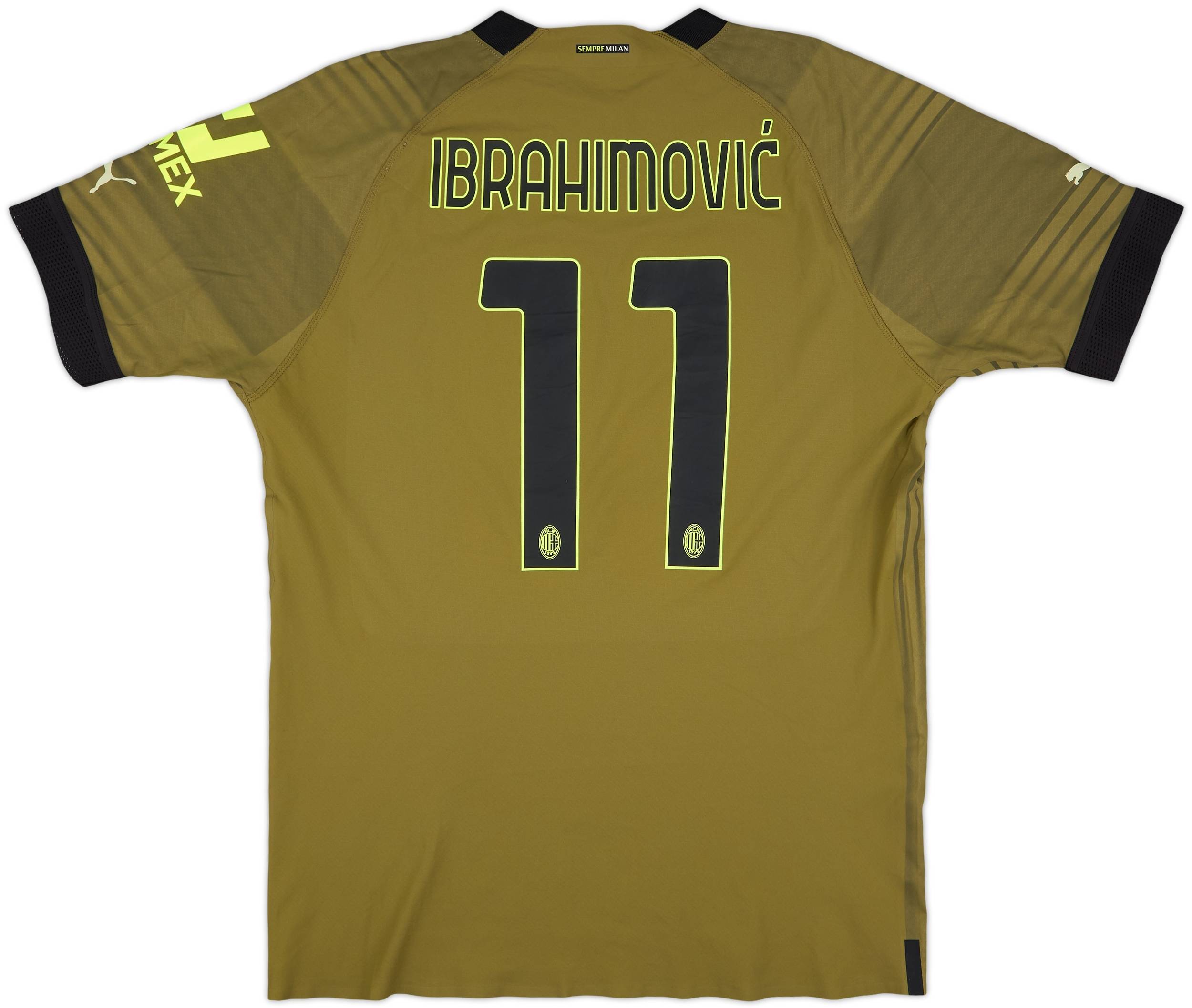 2022-23 AC MIlan Authentic Third Shirt Ibrahimovic #11 - 10/10 - (XL)
