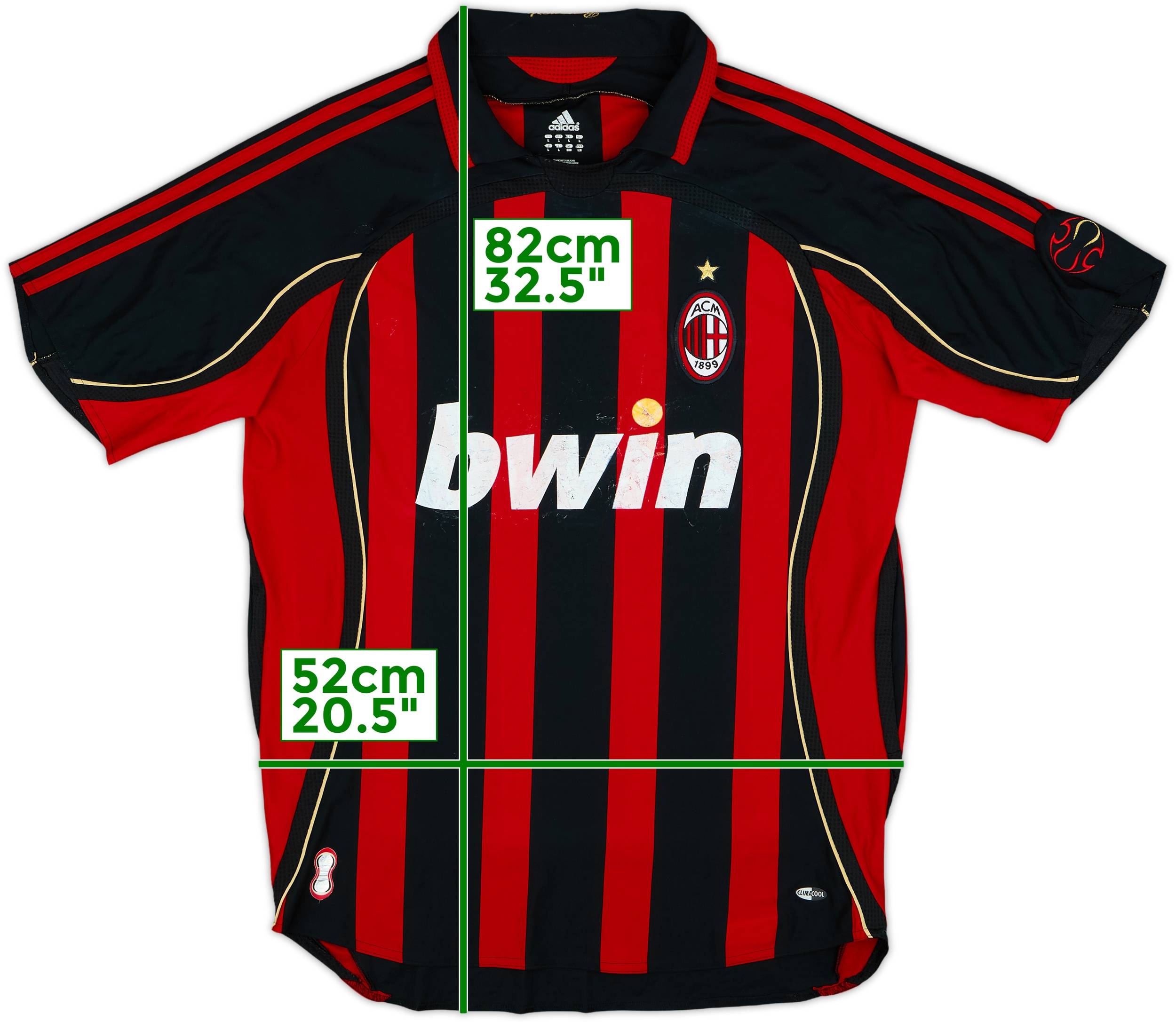 2006-07 AC Milan Home Shirt - 4/10 - (L)