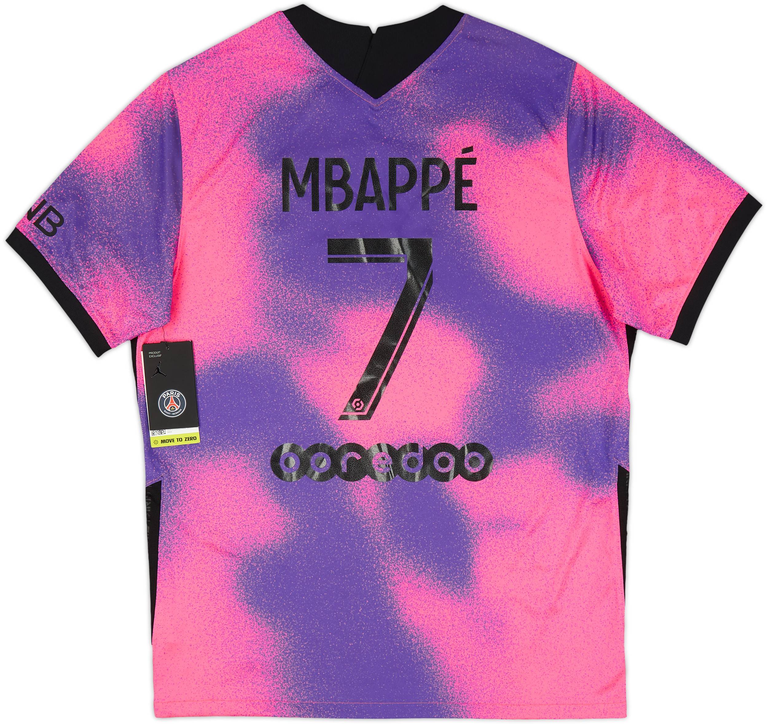 2020/21パリ・サンジェルマン/ NEW / L / #7 / MBAPPÉ 2020-21 Paris Saint-Germain Fourth Shirt Mbappe #7 (L)