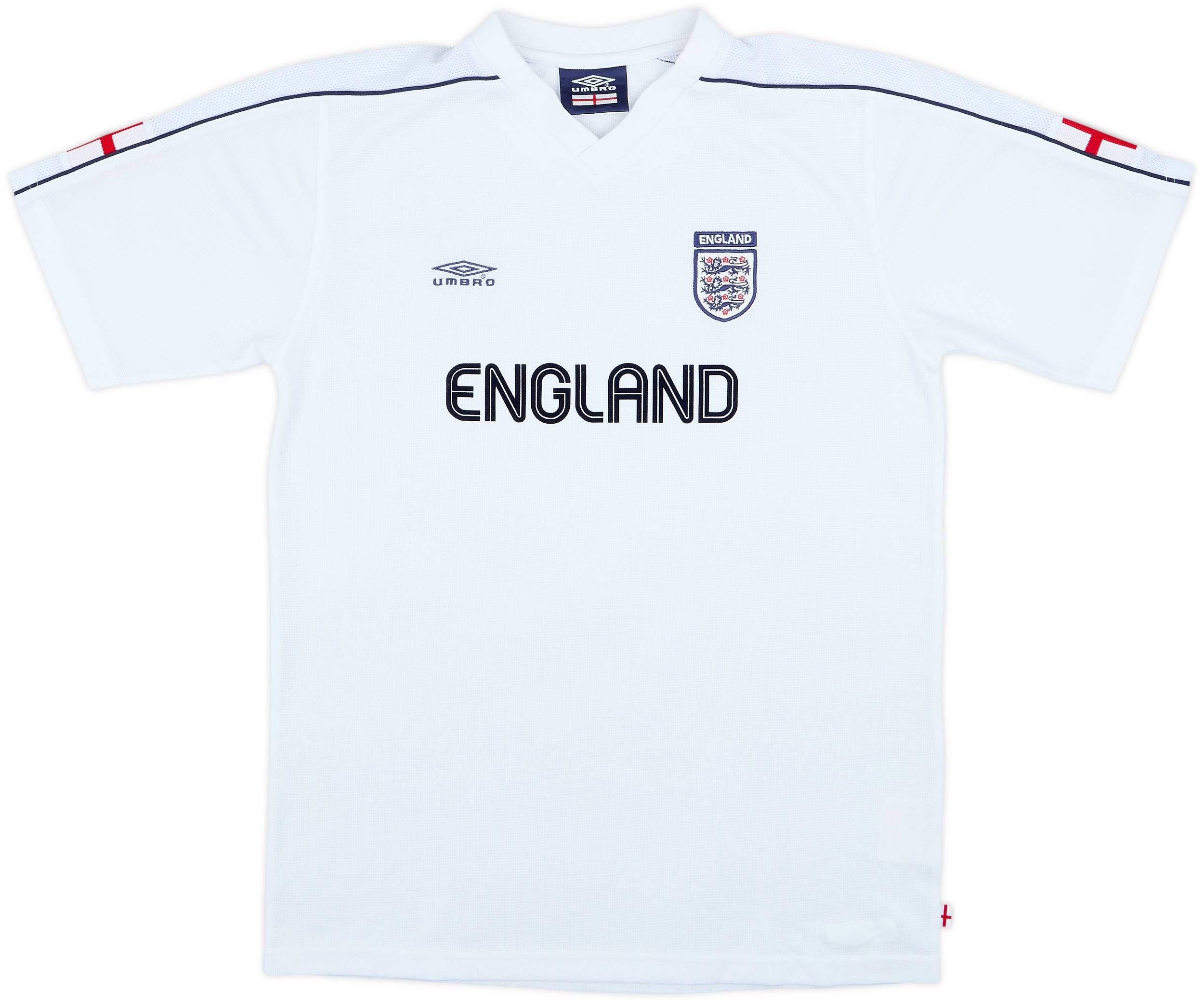 2002-04 England Umbro Training Shirt - 7/10 - (M)