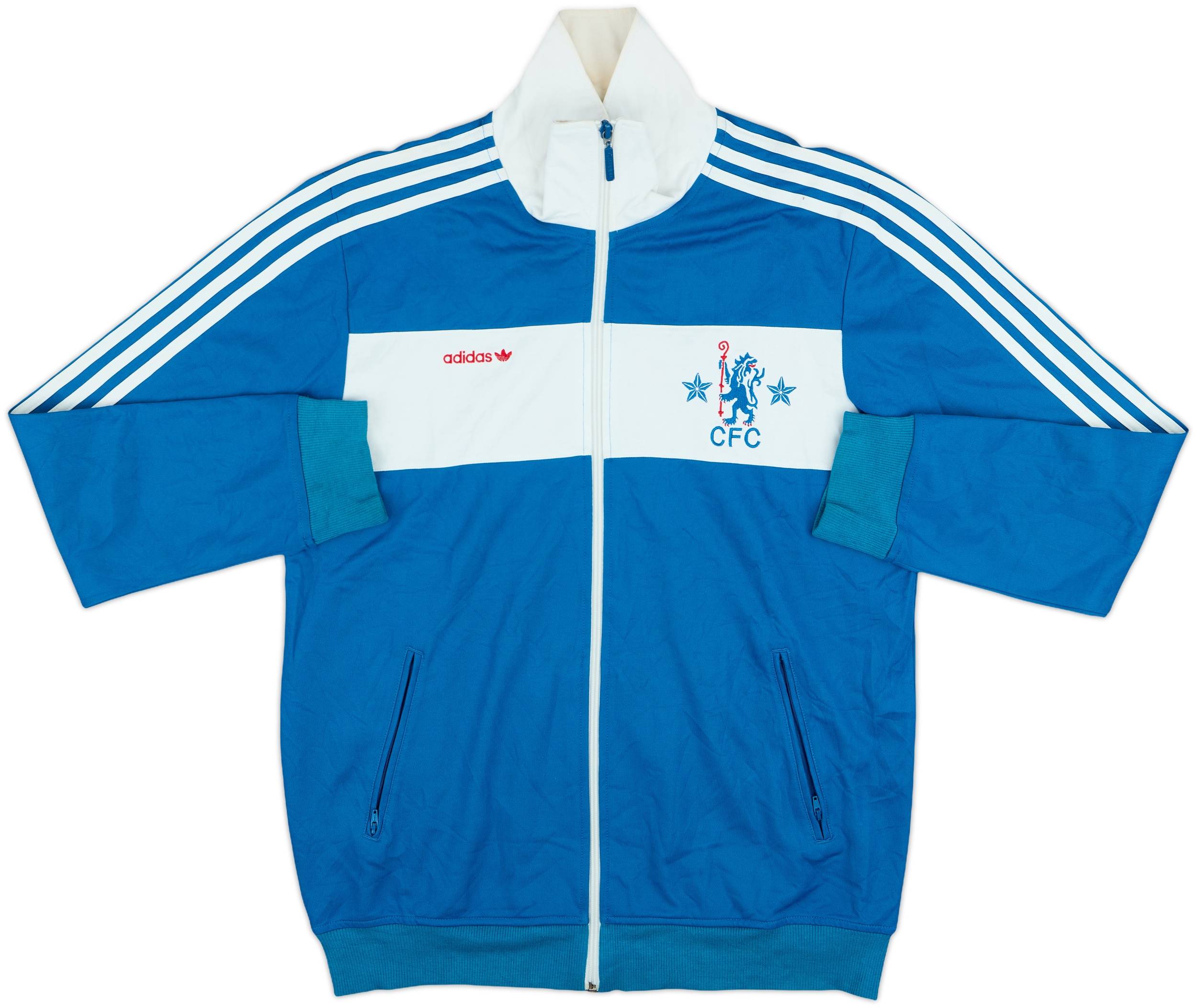 【Chelsea】 adidas 12-13 track jacket 2012-13 Chelsea adidas Originals Track Jacket - 8/10 - (M)