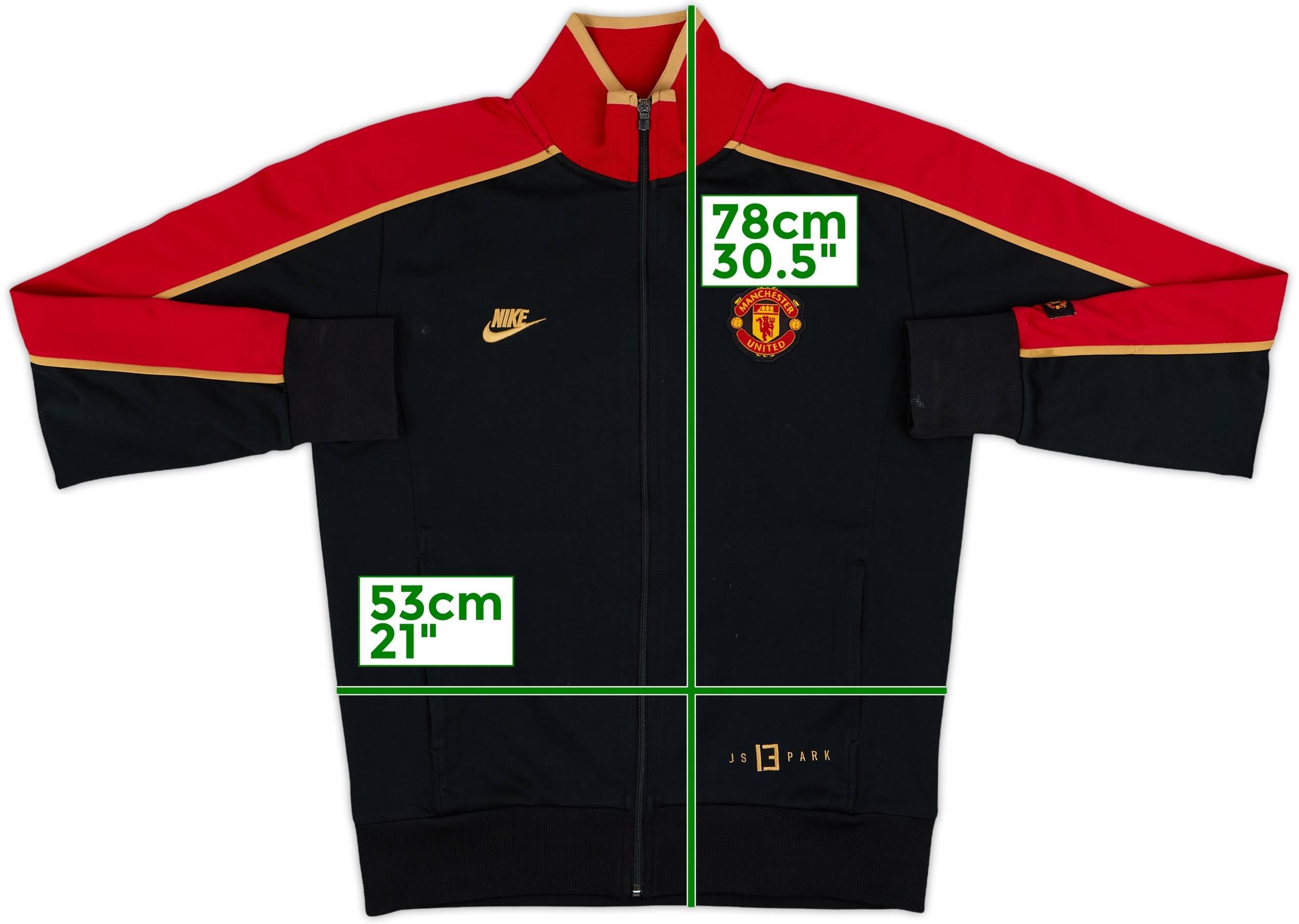 2008-09 Manchester United Nike 'Ji Sung Park' Track Jacket - 8/10