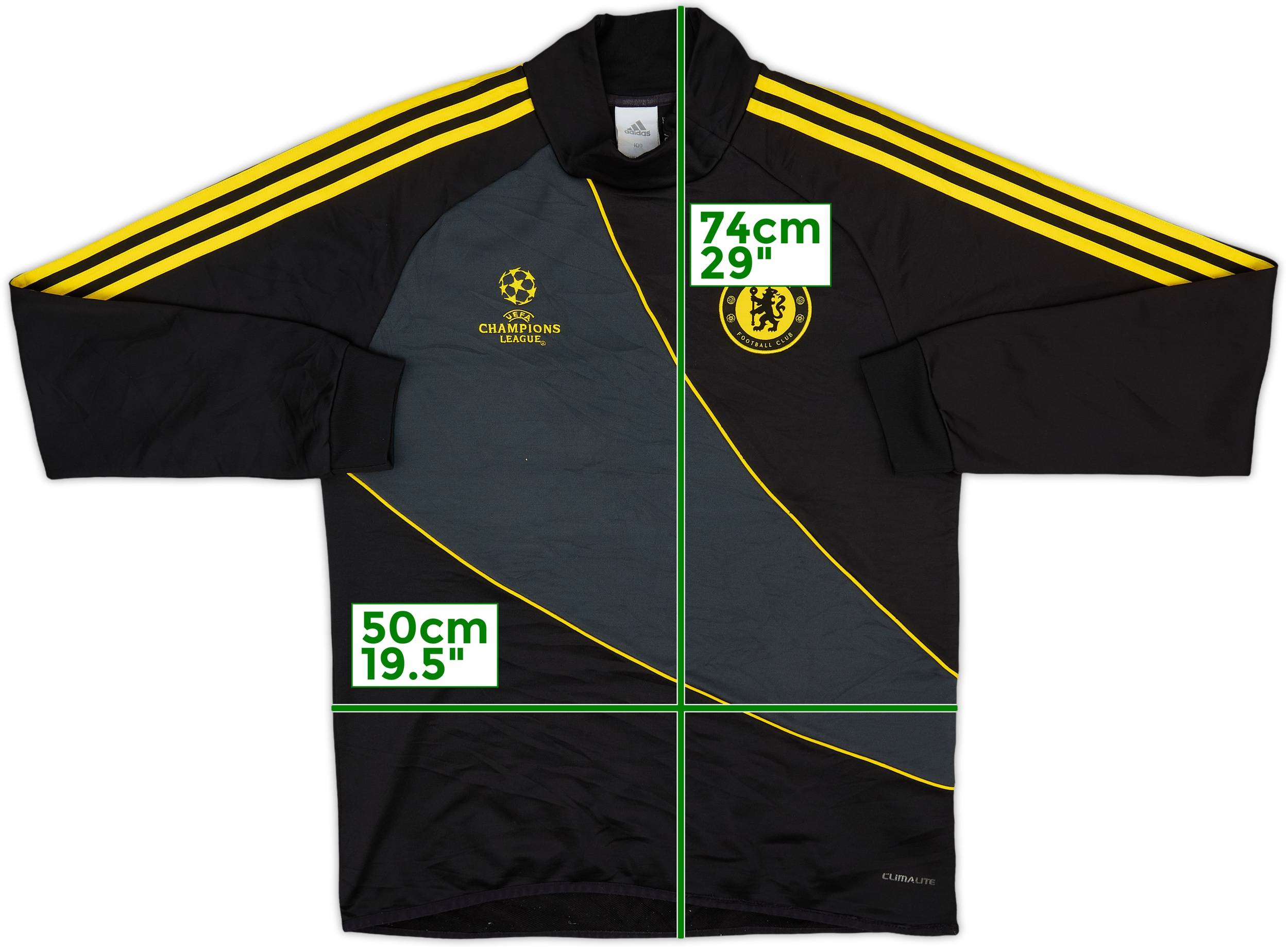 2012-13 Chelsea adidas CL Sweat Top - 8/10 - (M)