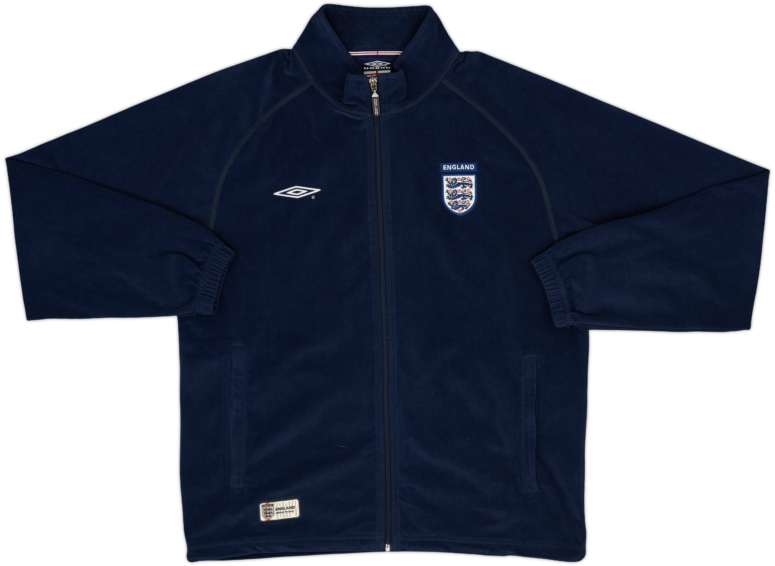 2002-04 England Umbro Track Jacket - 8/10 - (L)