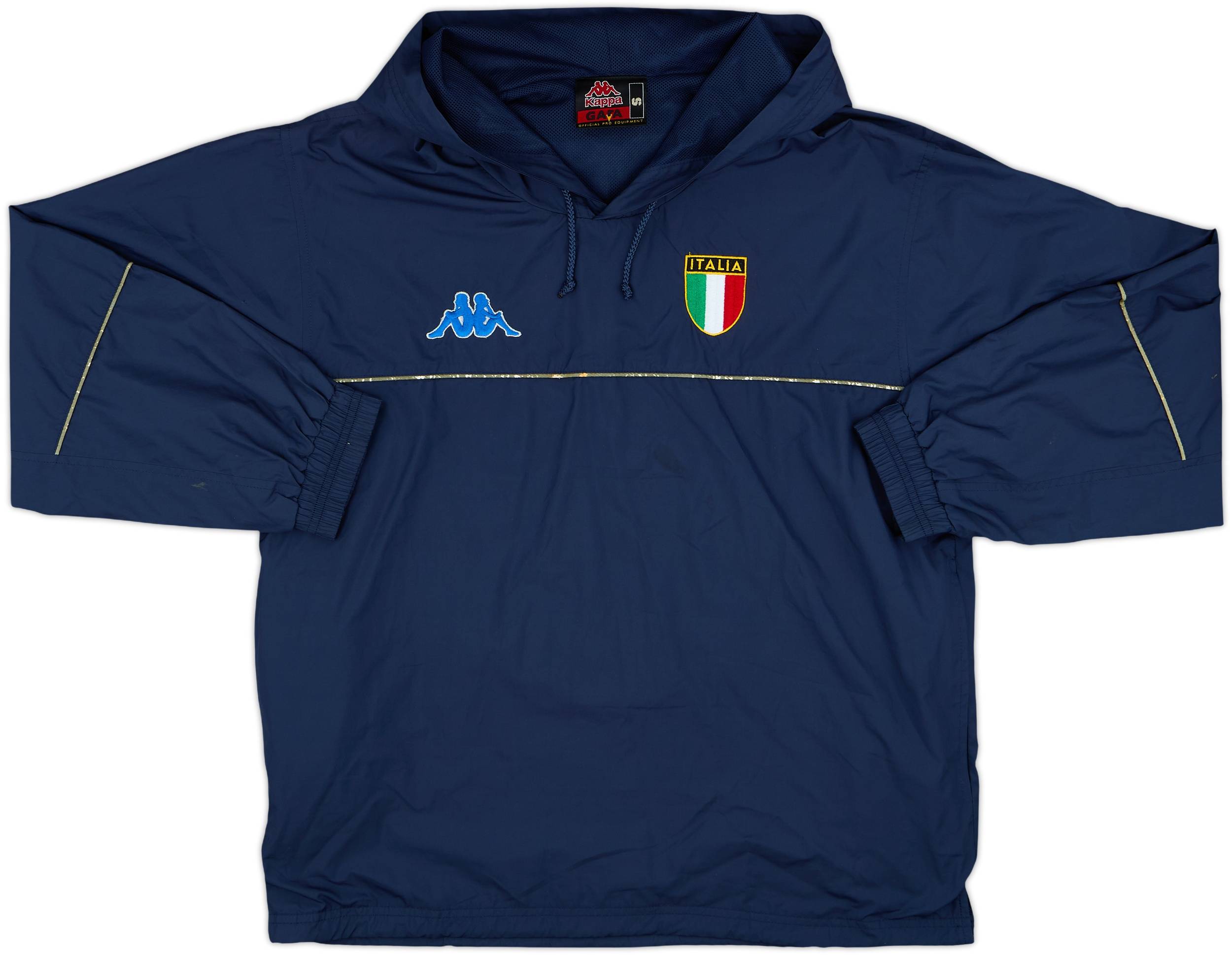 1999-00 Italy Kappa Hooded Windbreaker - 8/10 - (S)