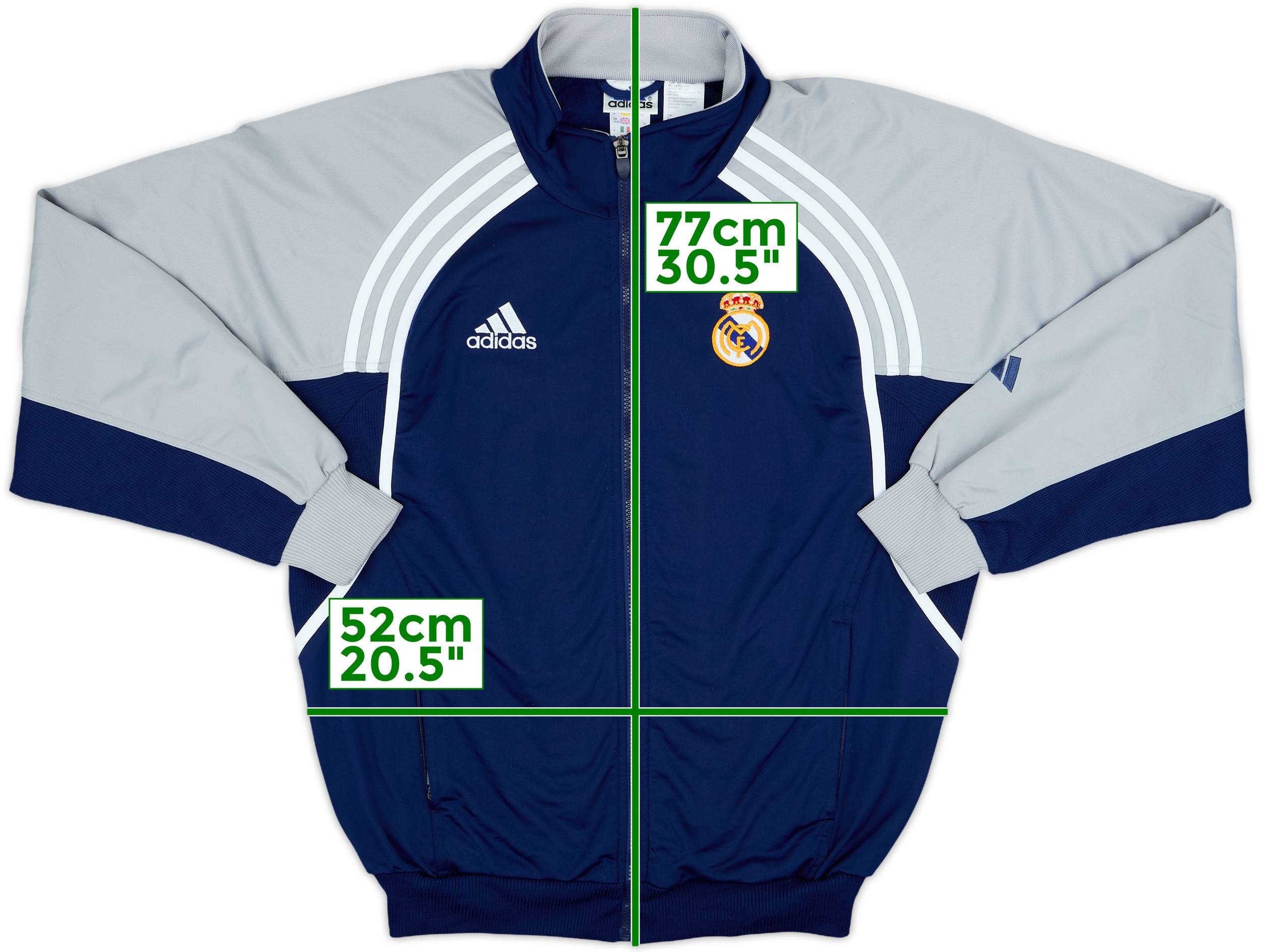 2000-01 Real Madrid adidas Track Jacket - 8/10 - (M/L)