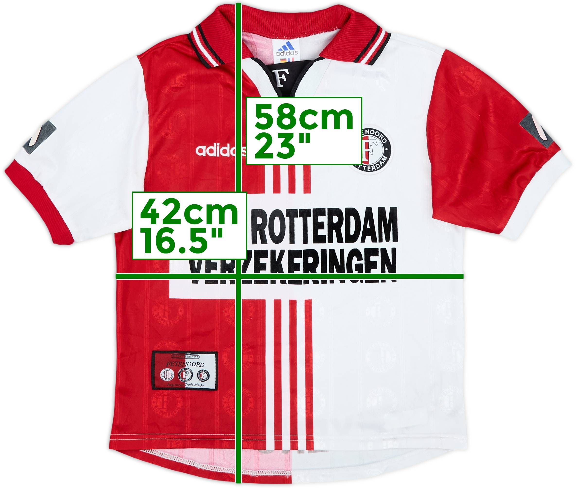 1997-98 Feyenoord Home Shirt - 8/10 - (L.Boys)