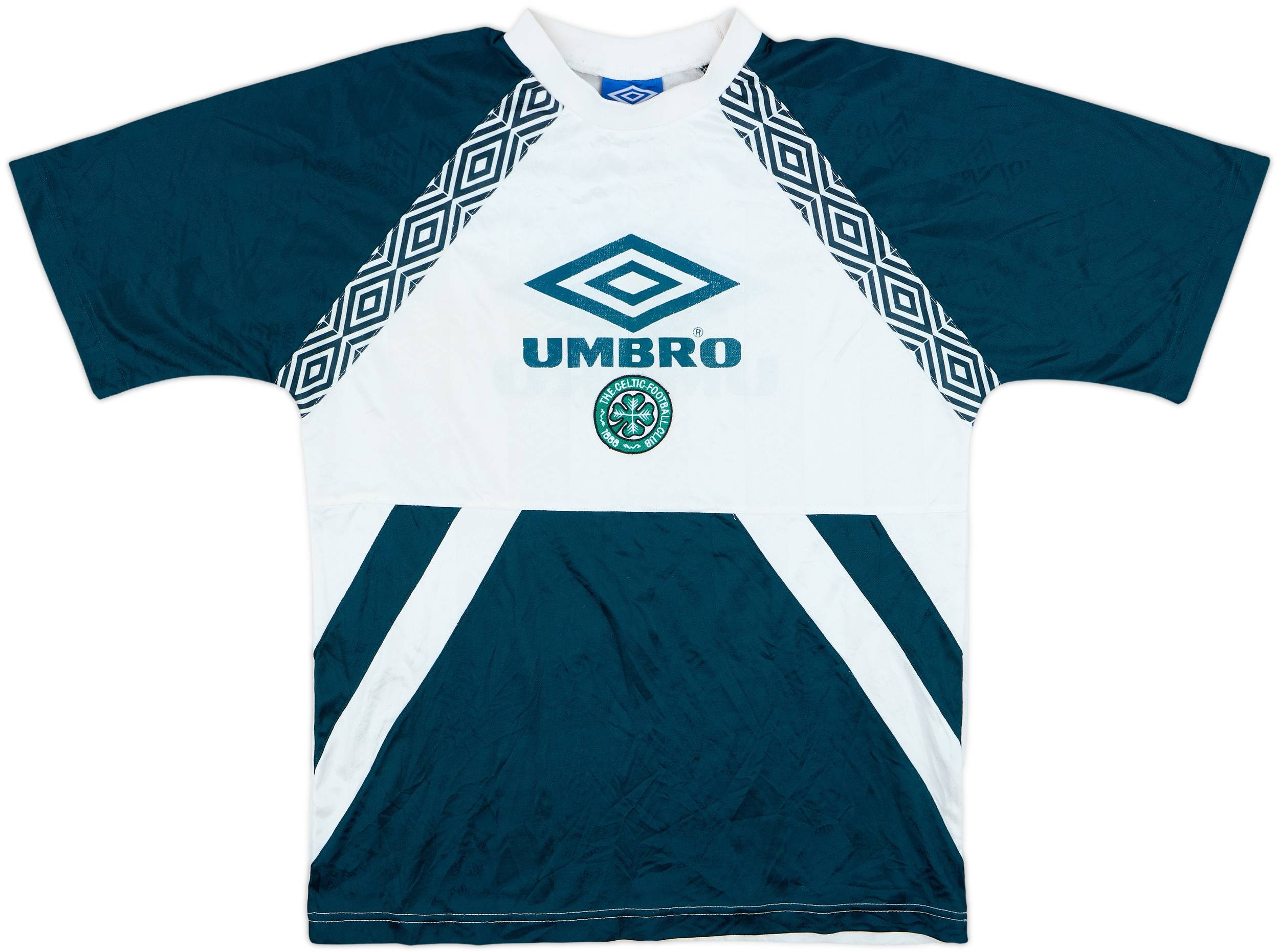 【激レア】CELTIC FC 94-96 トレーニングシャツ UMBRO 正規品 1994-95 Celtic Umbro Training Shirt - 8/10 - (M)