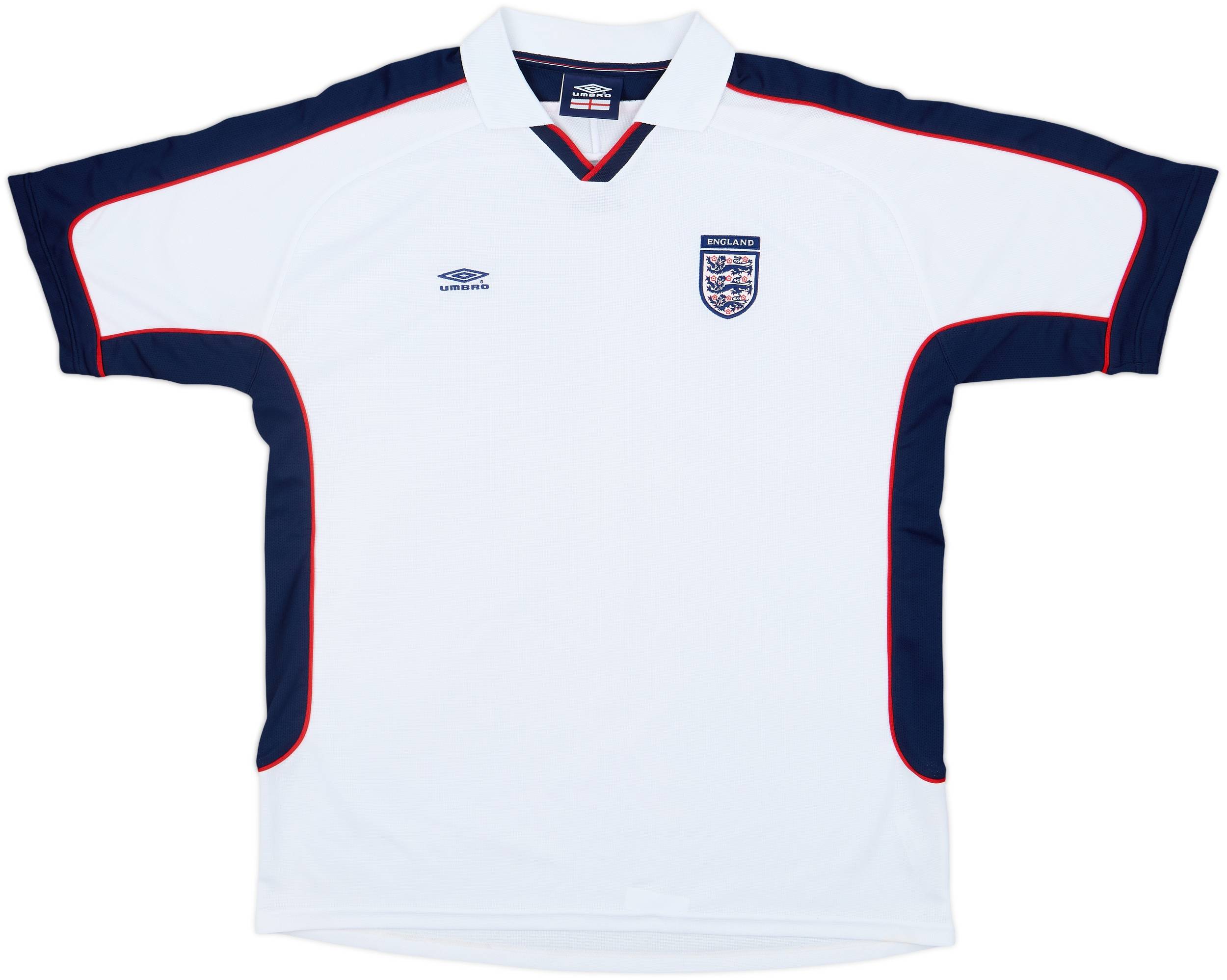 2001-02 England Umbro Training Shirt - 8/10 - (XL)