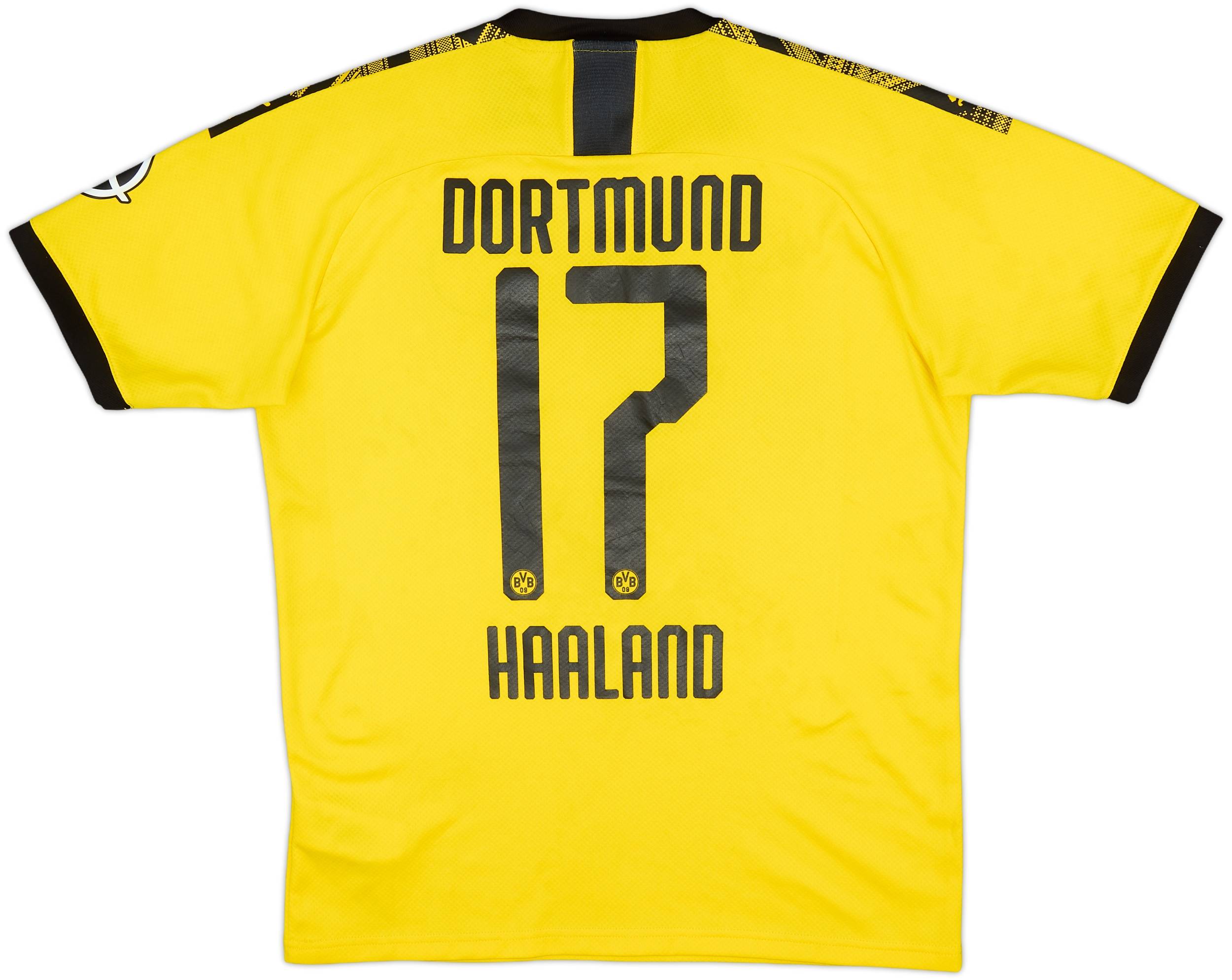 2019-20 Borussia Dortmund Home Shirt Haaland #17 - 5/10 - (M)