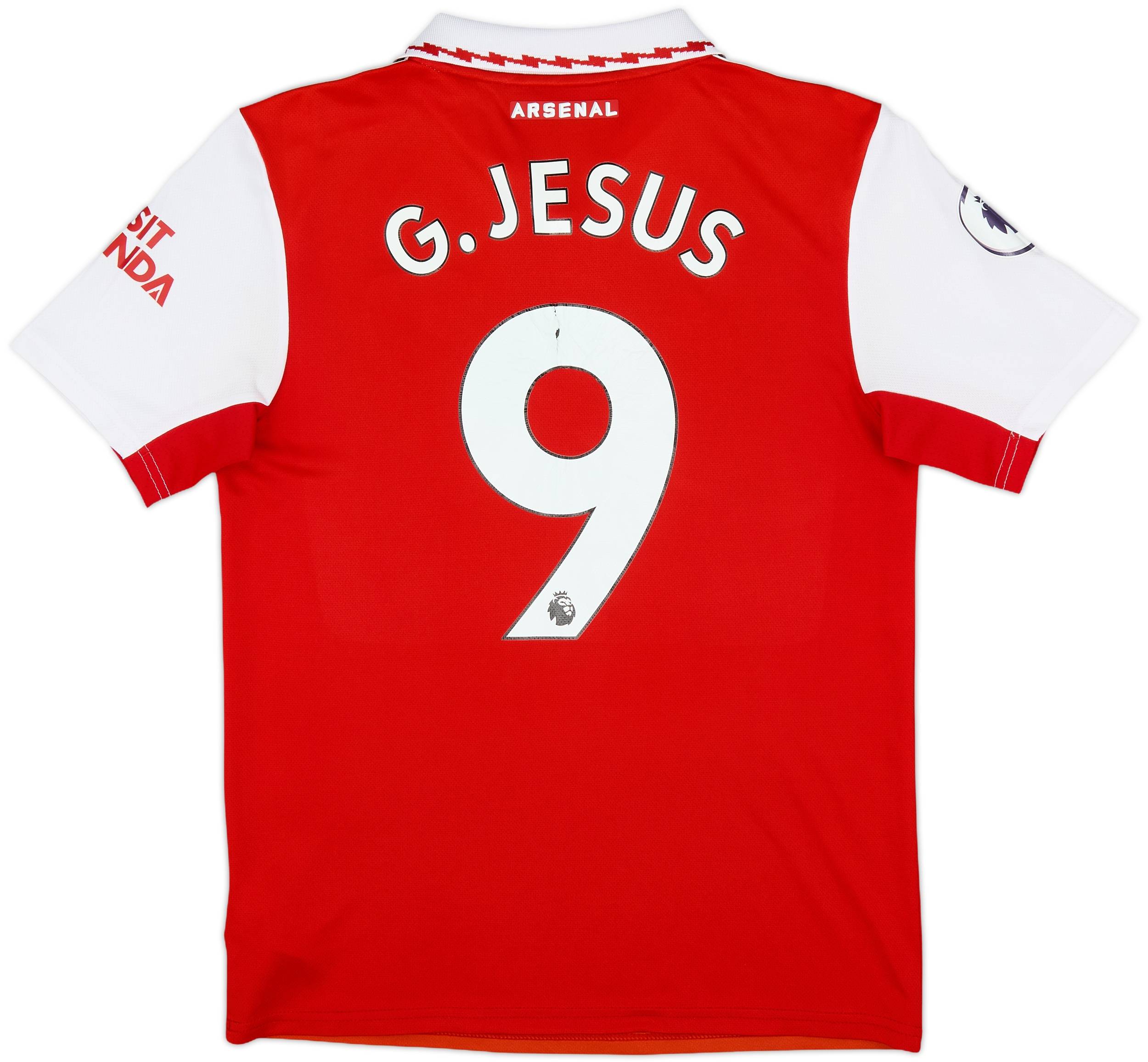 2022-23 Arsenal Home Shirt G.Jesus #9 - 5/10 - (S)