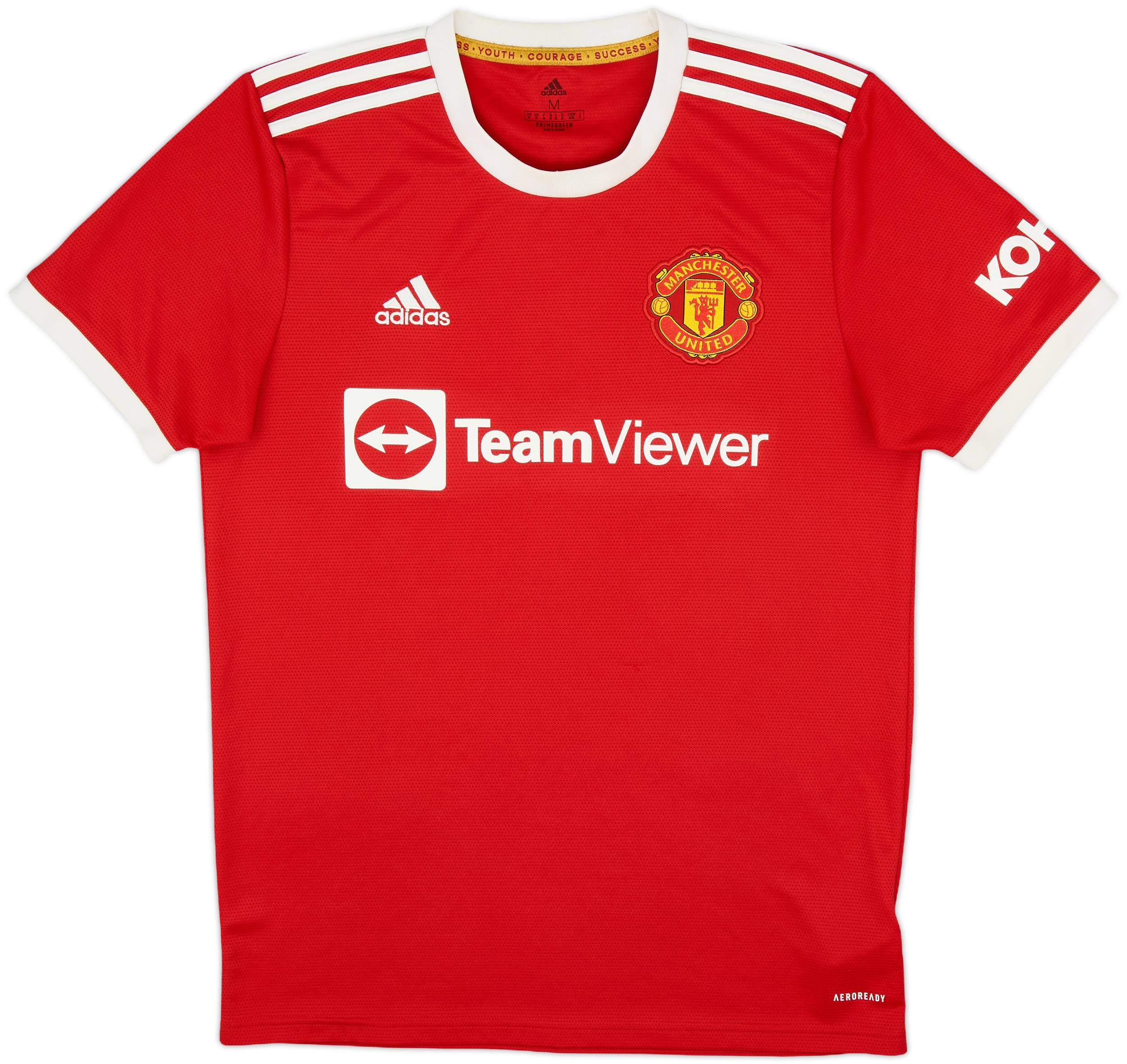 2021-22 Manchester United Home Shirt Sancho #25 - 8/10 - (M)