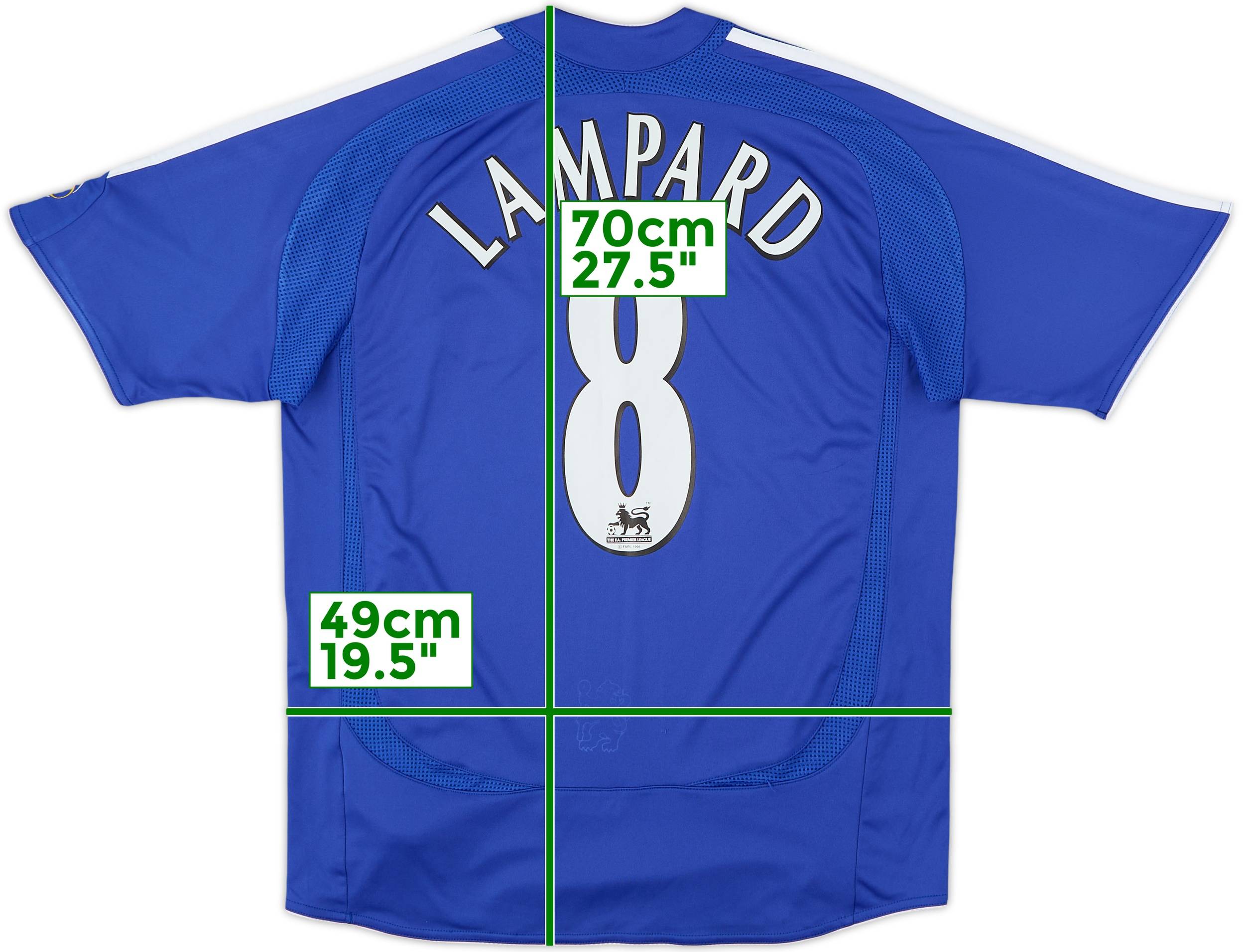 2006-08 Chelsea Home Shirt Lampard #8 - 9/10 - (L.Boys)