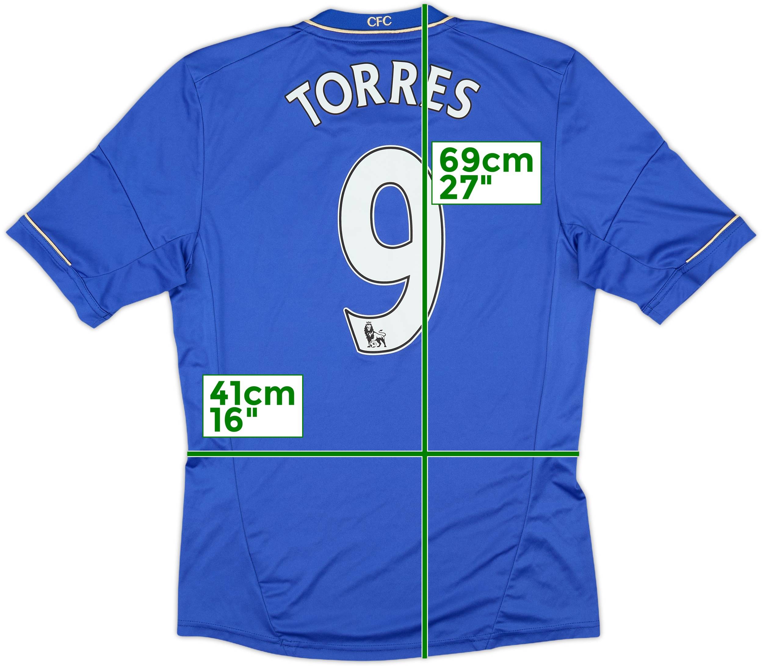 2012-13 Chelsea Home Shirt Torres #9 - 7/10 - (S)