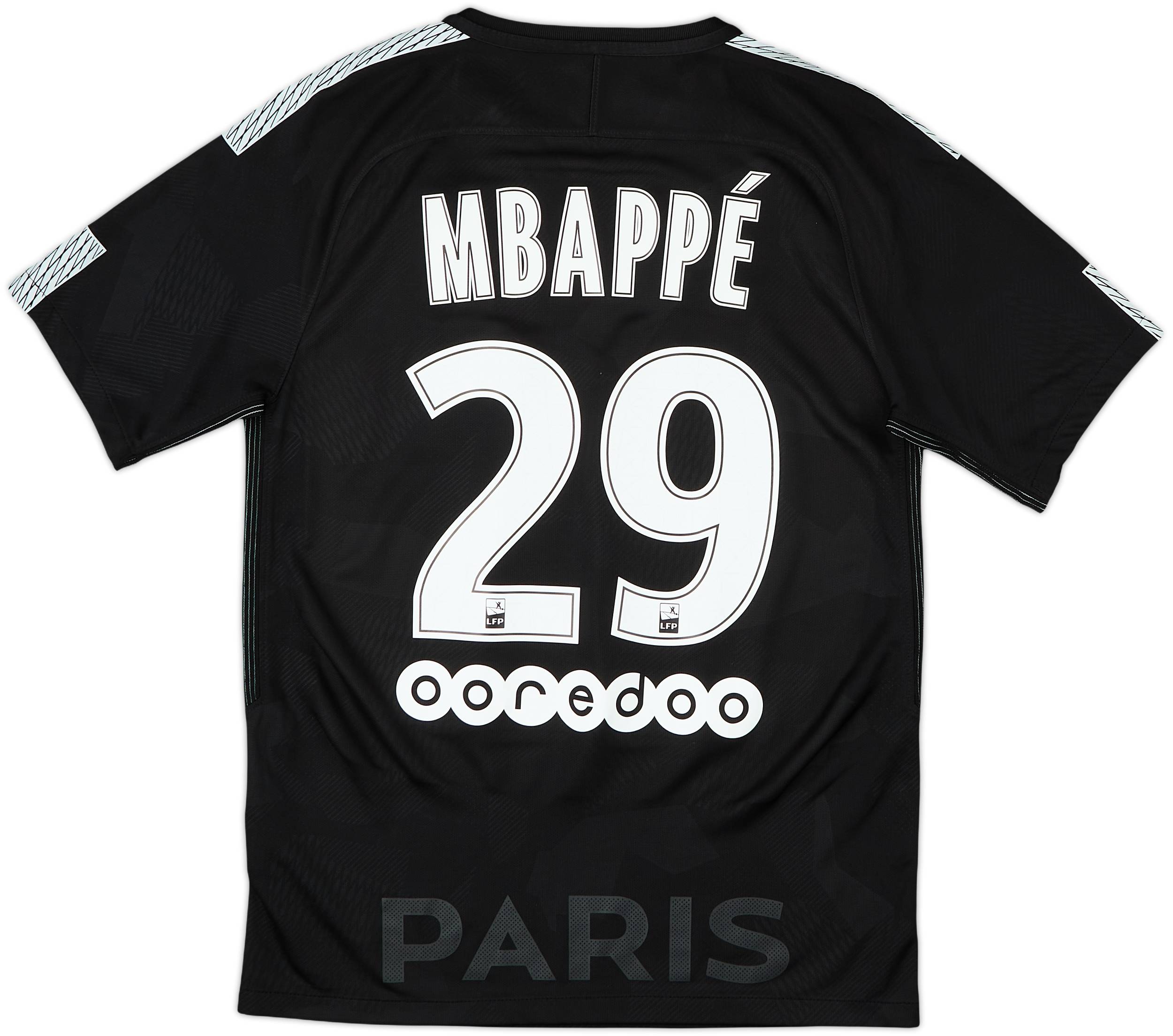 2017-18 Paris Saint-Germain Third Shirt Mbappe #29 - 8/10 - (S)