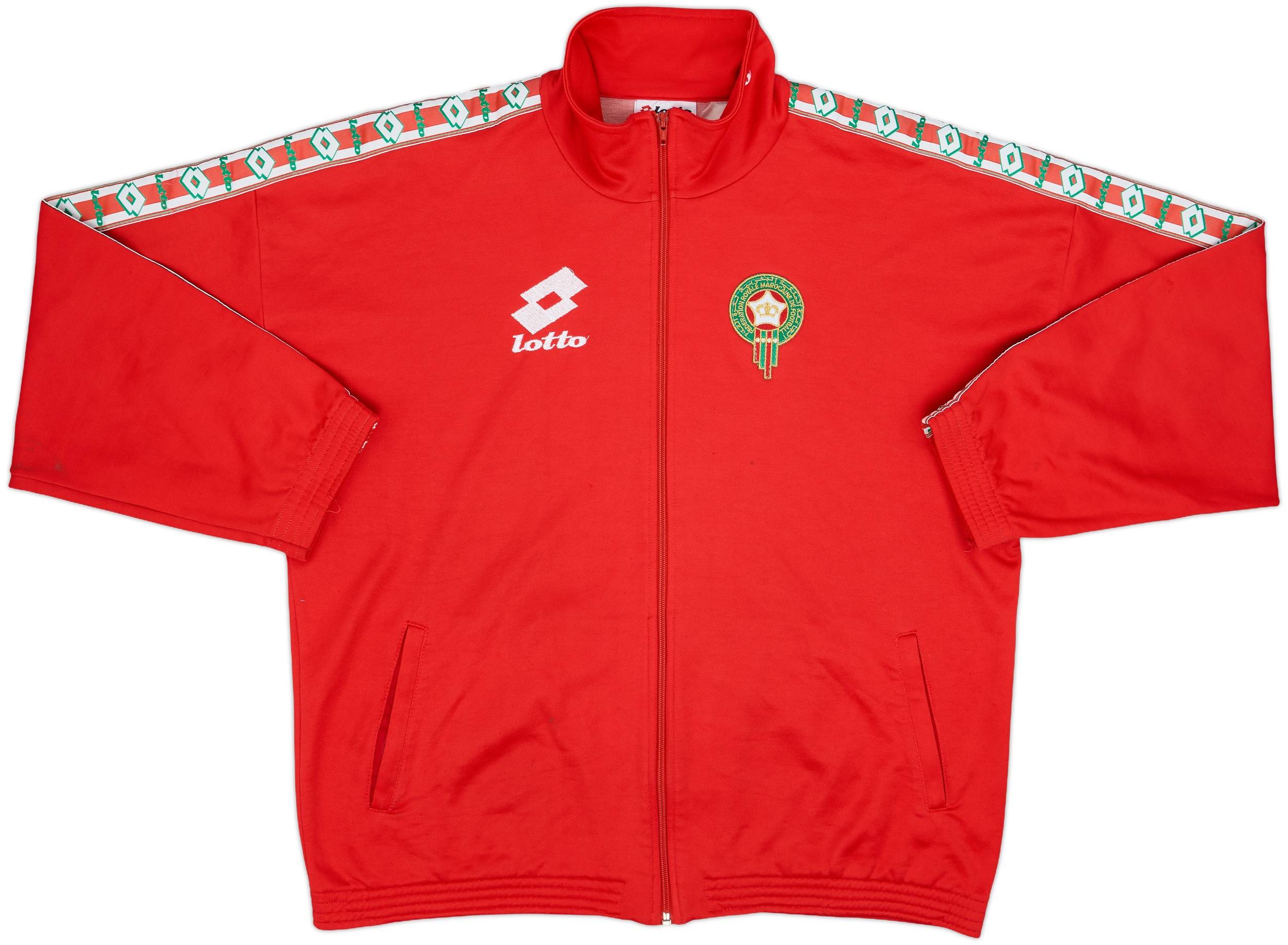 1996-98 Morocco Lotto Track Jacket - 8/10 - (XXL)
