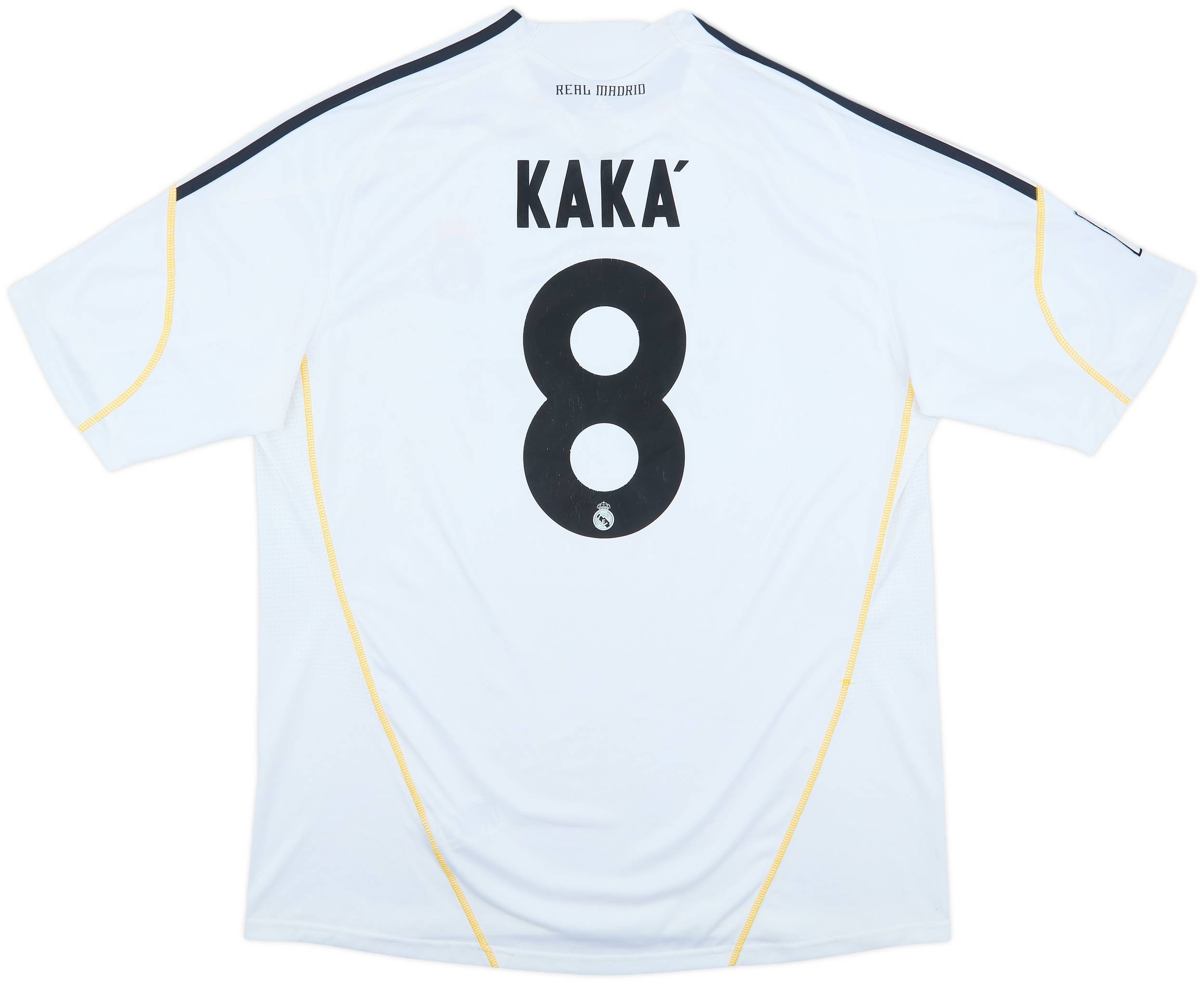 2009-10 Real Madrid Home Shirt Kaka #8 - 4/10 - (XXL)