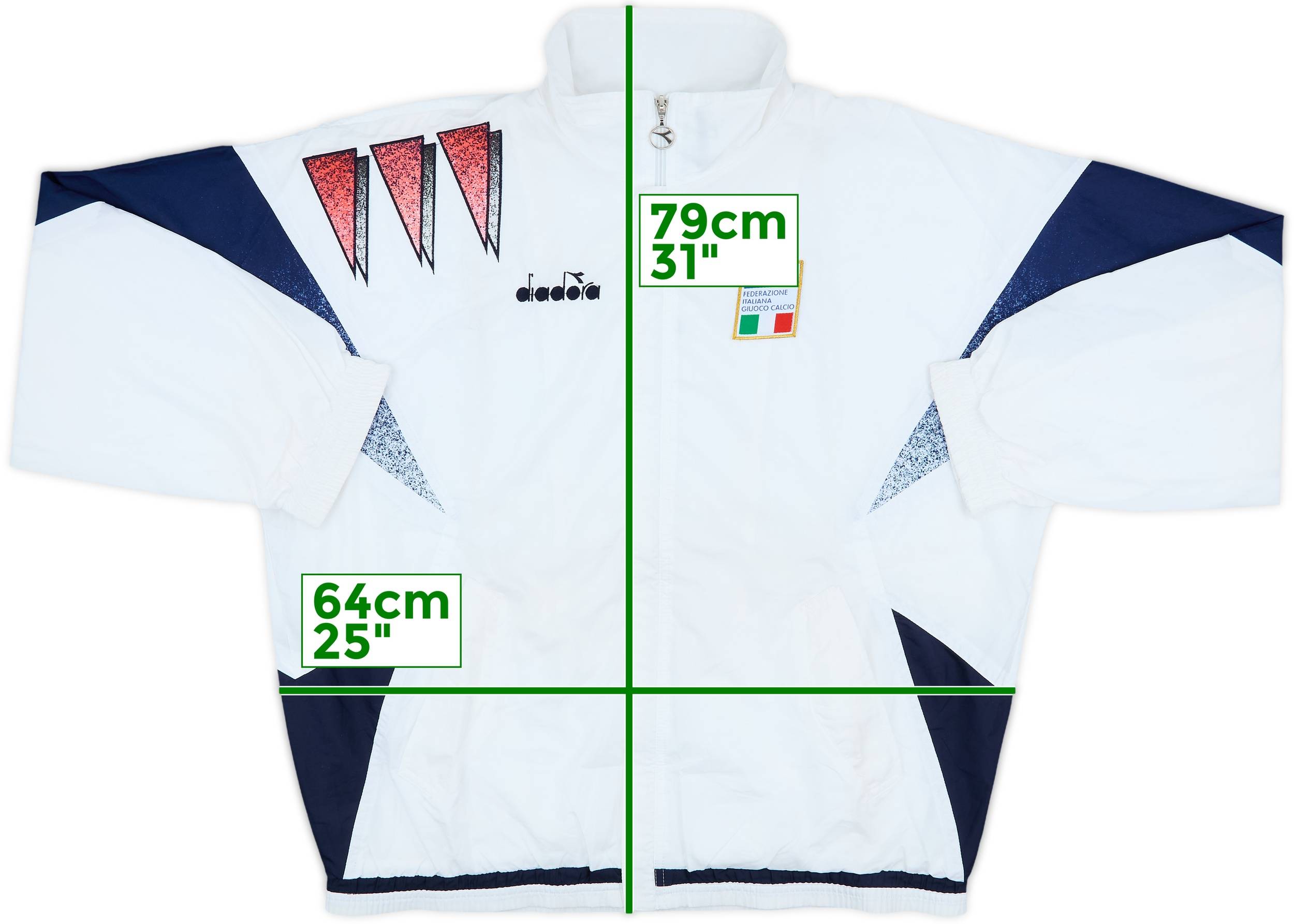 1992 Italy Diadora Track Jacket - 8/10 - (L)